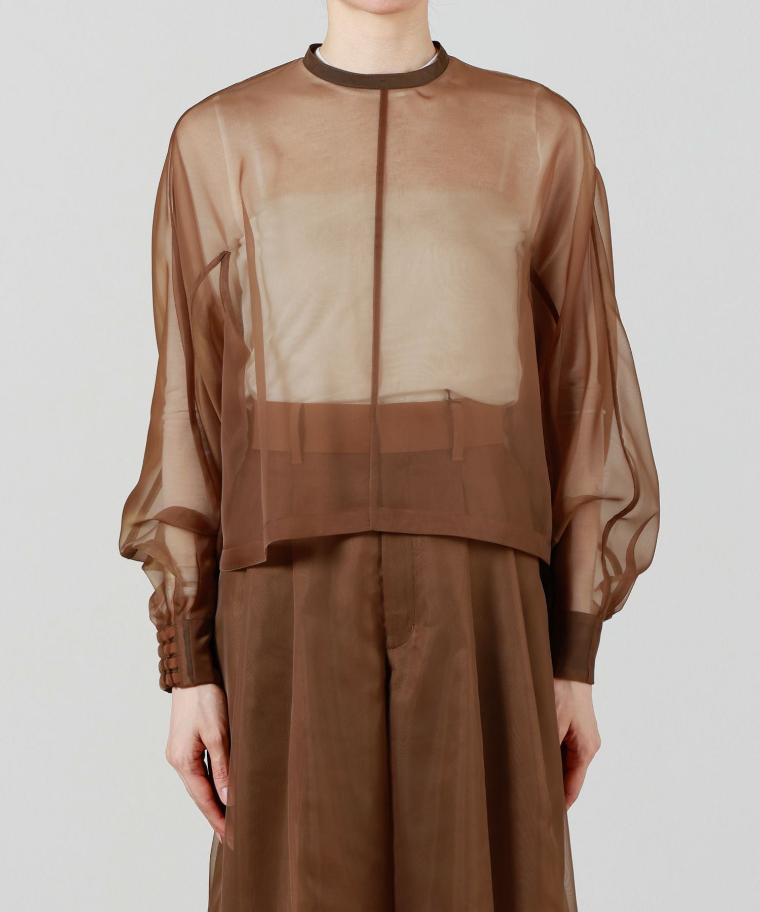 HYKE(ハイク)】 SHEER BLOUSE｜PARIGOT ONLINE（パリゴオンライン）
