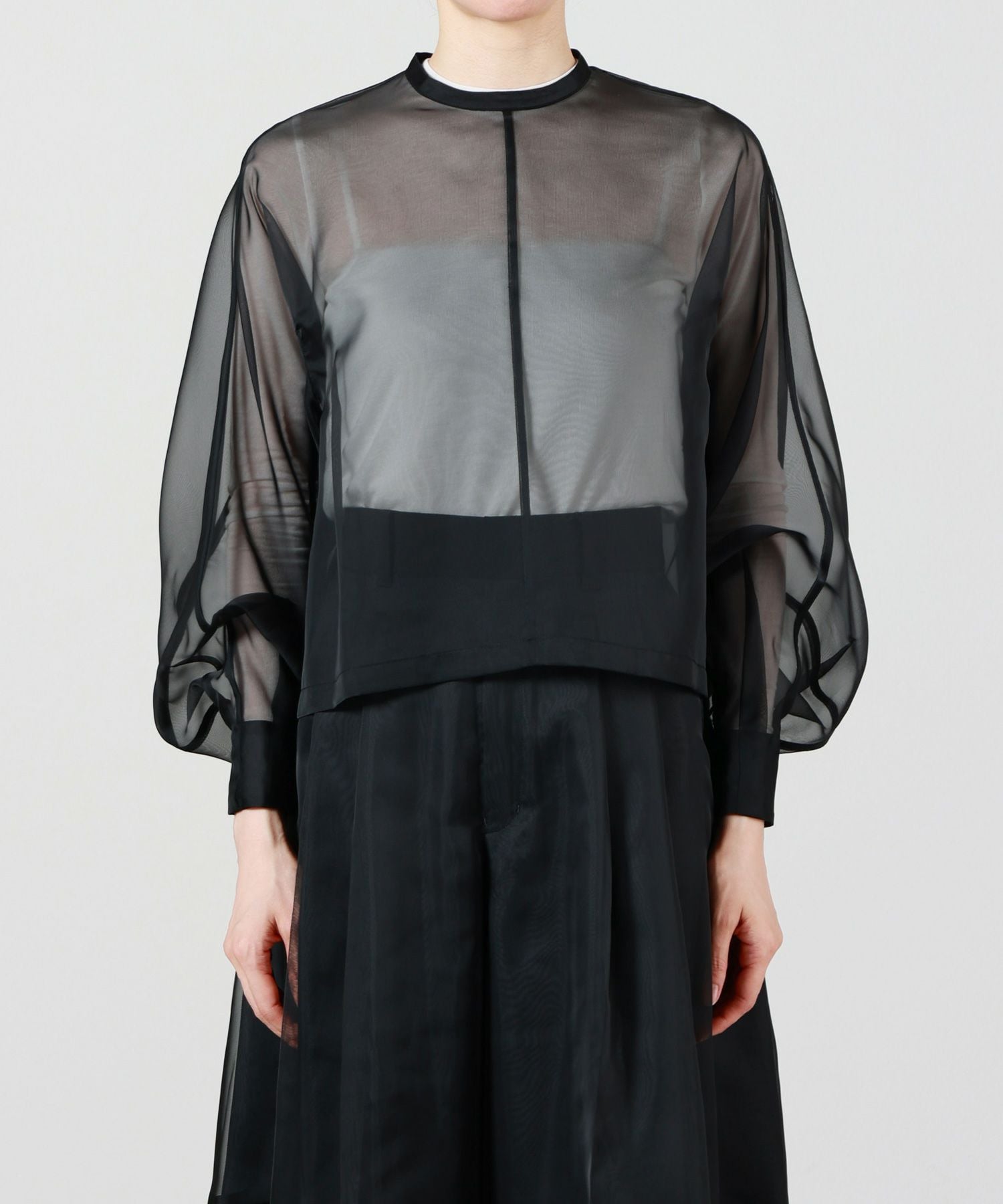 HYKE(ハイク)】 SHEER BLOUSE｜PARIGOT ONLINE（パリゴオンライン）