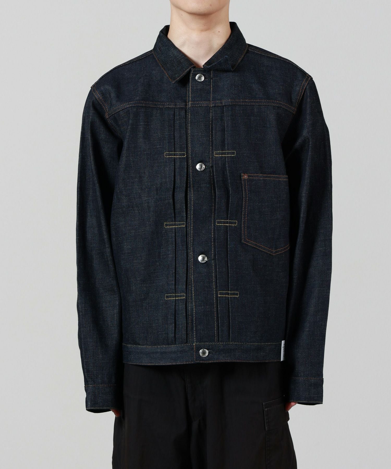 HYKE(ハイク)】 ≪GENDERLESS≫ DENIM JACKET TYPE1/REGULAR FIT