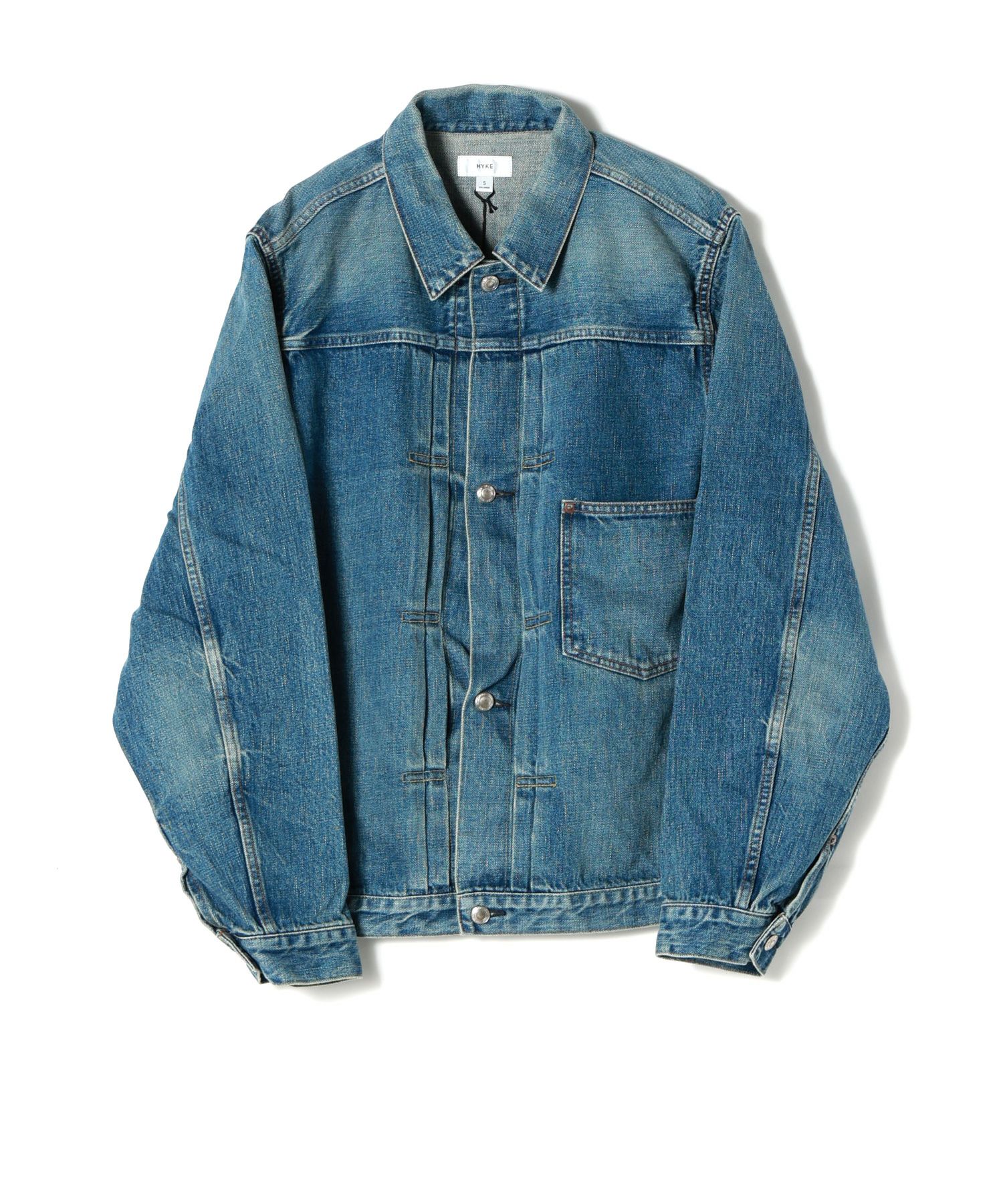 HYKE(ハイク)】 ≪GENDERLESS≫ DENIM JACKET TYPE1/REGULAR FIT