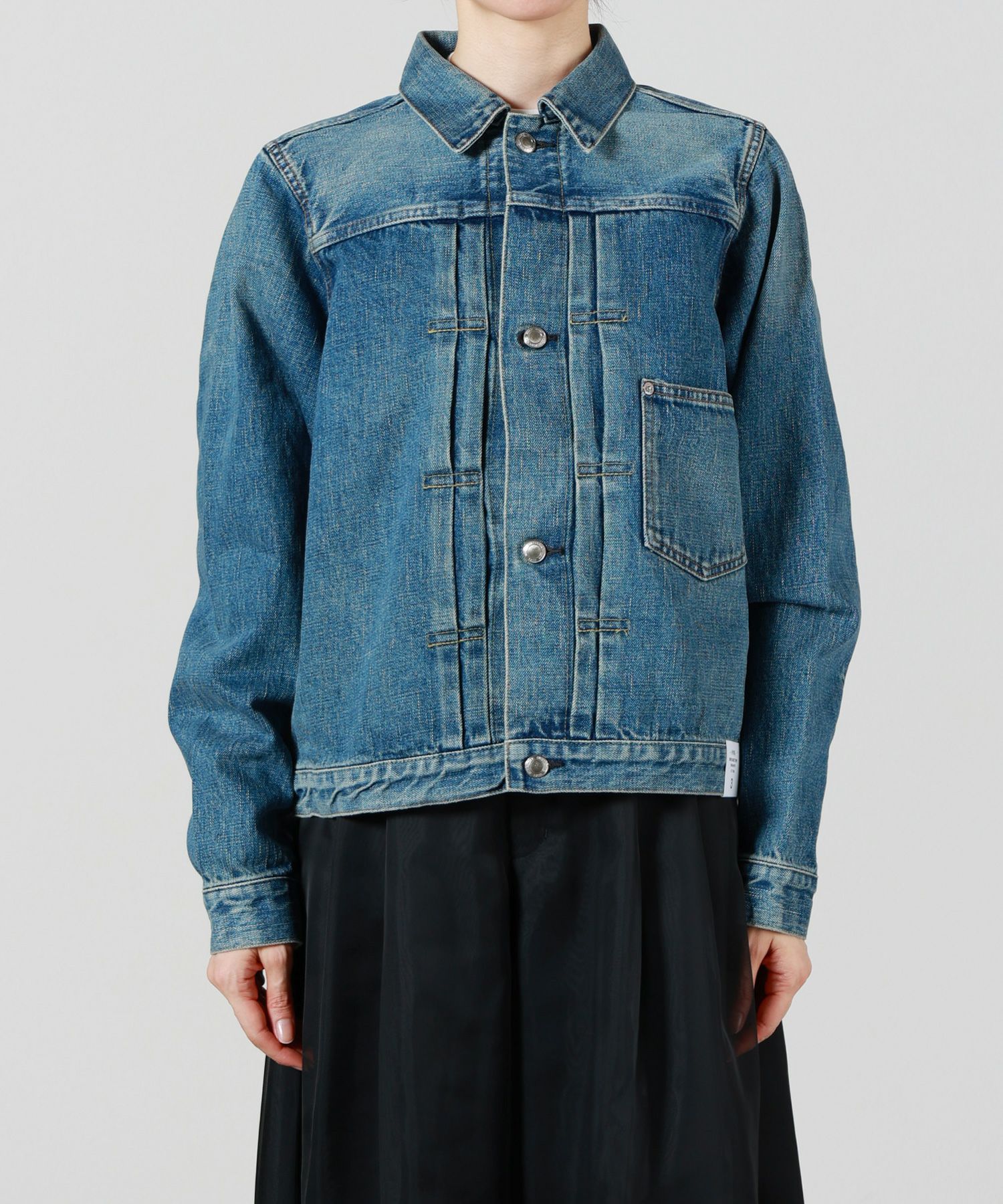 HYKE(ハイク)】 ≪GENDERLESS≫ DENIM JACKET TYPE1/REGULAR FIT