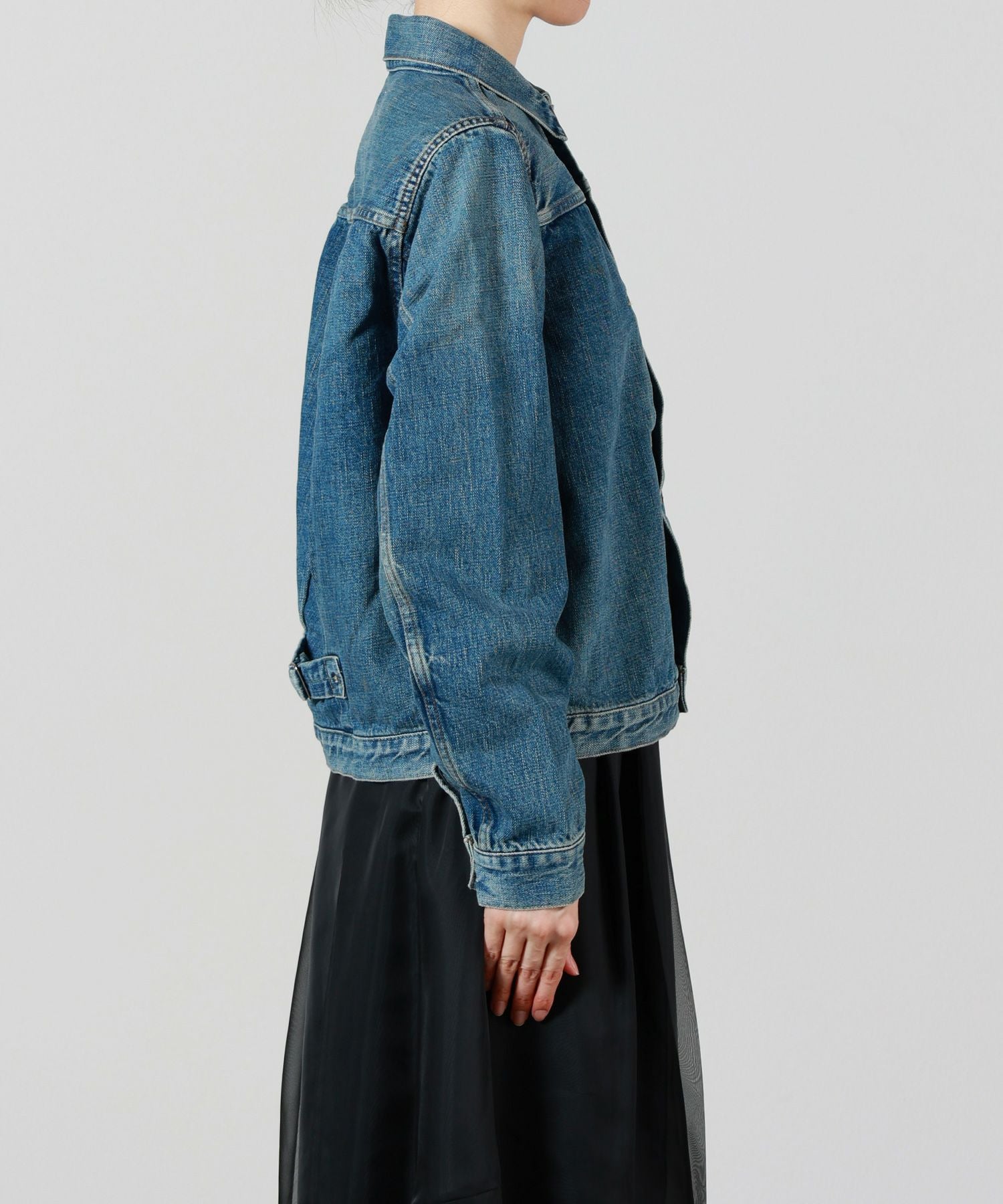 HYKE(ハイク)】 ≪GENDERLESS≫ DENIM JACKET TYPE1/REGULAR FIT