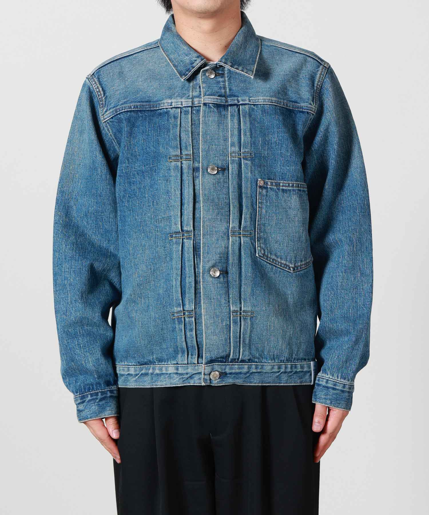 HYKE(ハイク)】 ≪GENDERLESS≫ DENIM JACKET TYPE1/REGULAR FIT