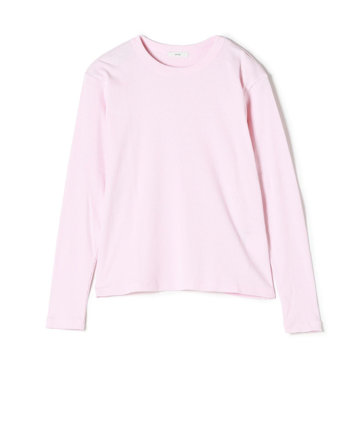 ATON(エイトン)】 RECYCLE SUVIN RIB L0NG SLEEVE T-SHIRT｜PARIGOT