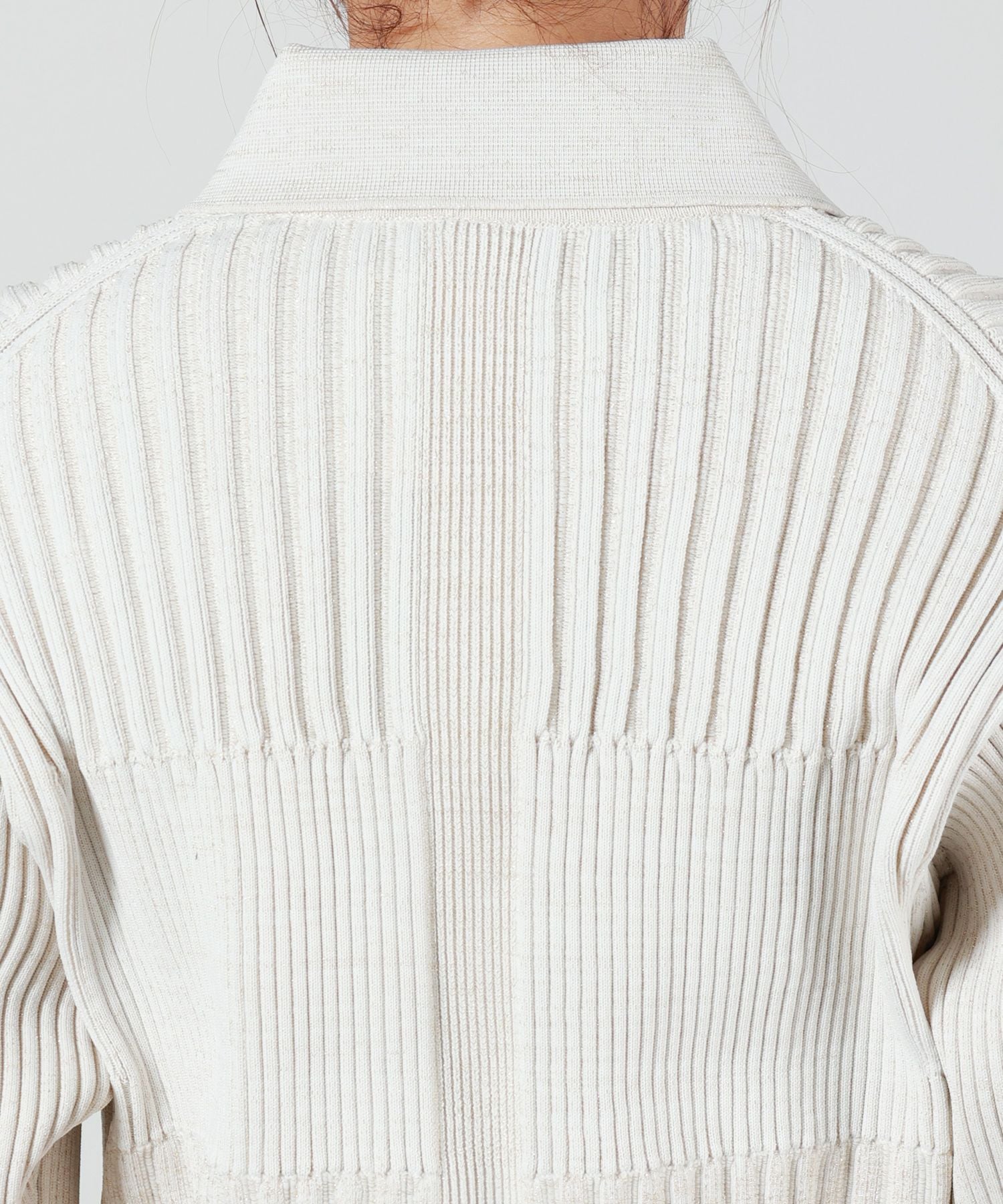 CFCL(シーエフシーエル)】 PARIGOT別注 FLUTED GLITTER CROPPED SHIRT