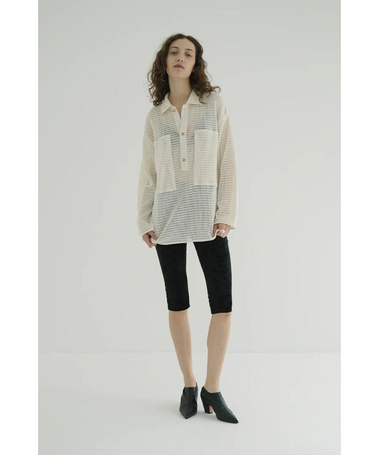 CLANE(クラネ)】 MESH POCKET OVER SHIRTS｜PARIGOT ONLINE（パリゴ