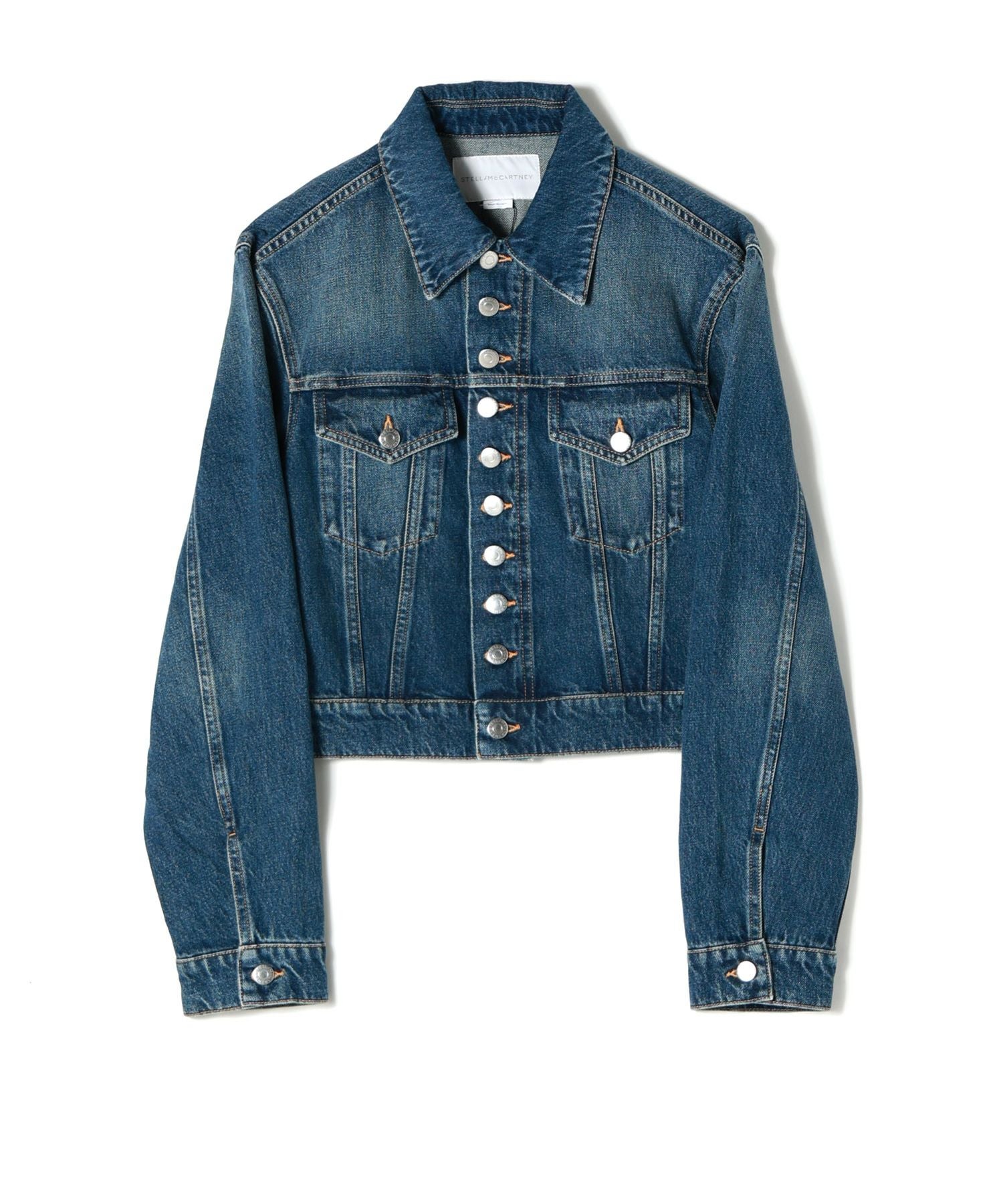 STELLA McCARTNEY ステラマッカートニー アームロゴジャケット36 STELLA McCARTNEY（ステラマッカートニー）ジャケット 紺 サイズ:36(XS