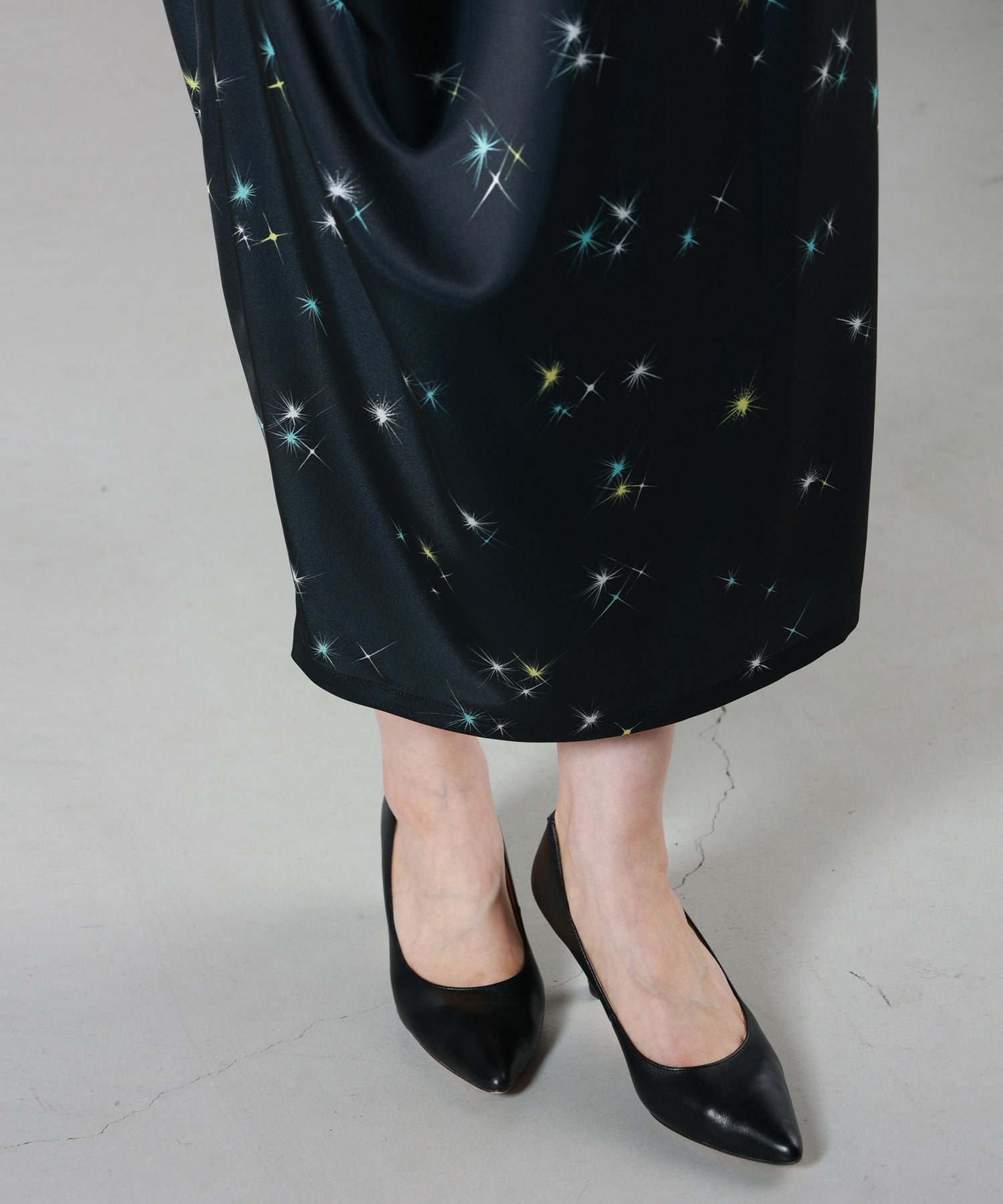 TELMA(テルマ)】 PRINTED DRAPE DRESS｜PARIGOT ONLINE（パリゴ