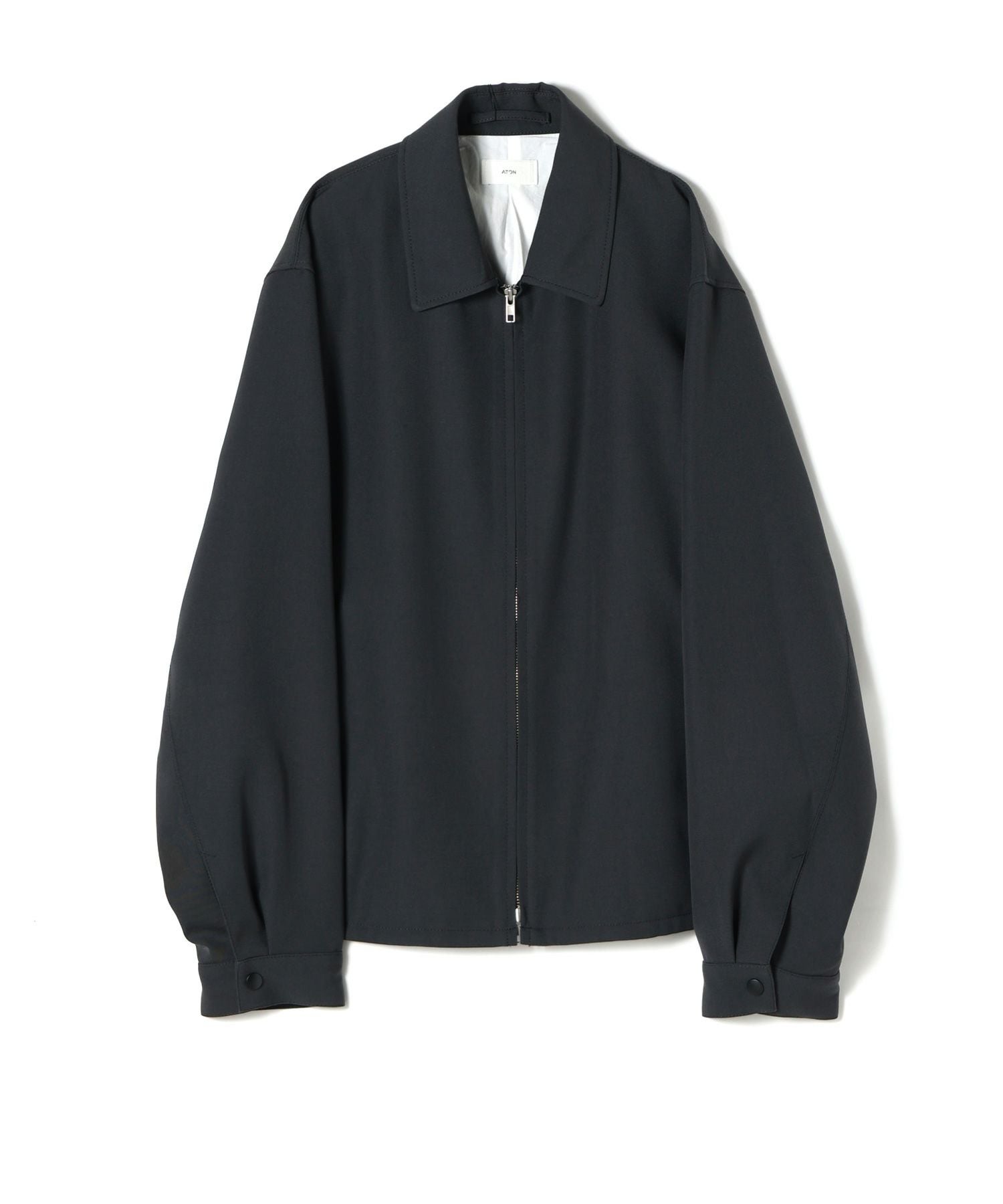 ATON(エイトン)】 BACK SATIN HARRINGTON JACKET｜PARIGOT ONLINE