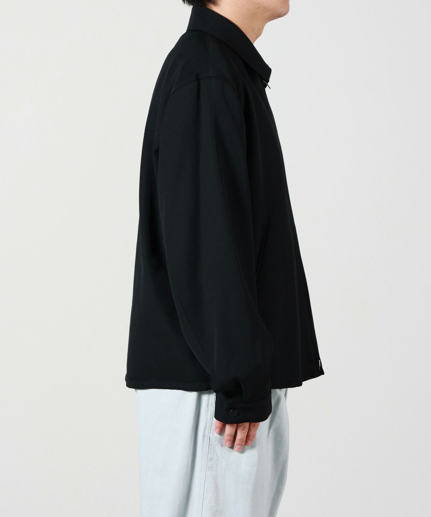 ATON(エイトン)】 BACK SATIN HARRINGTON JACKET｜PARIGOT ONLINE