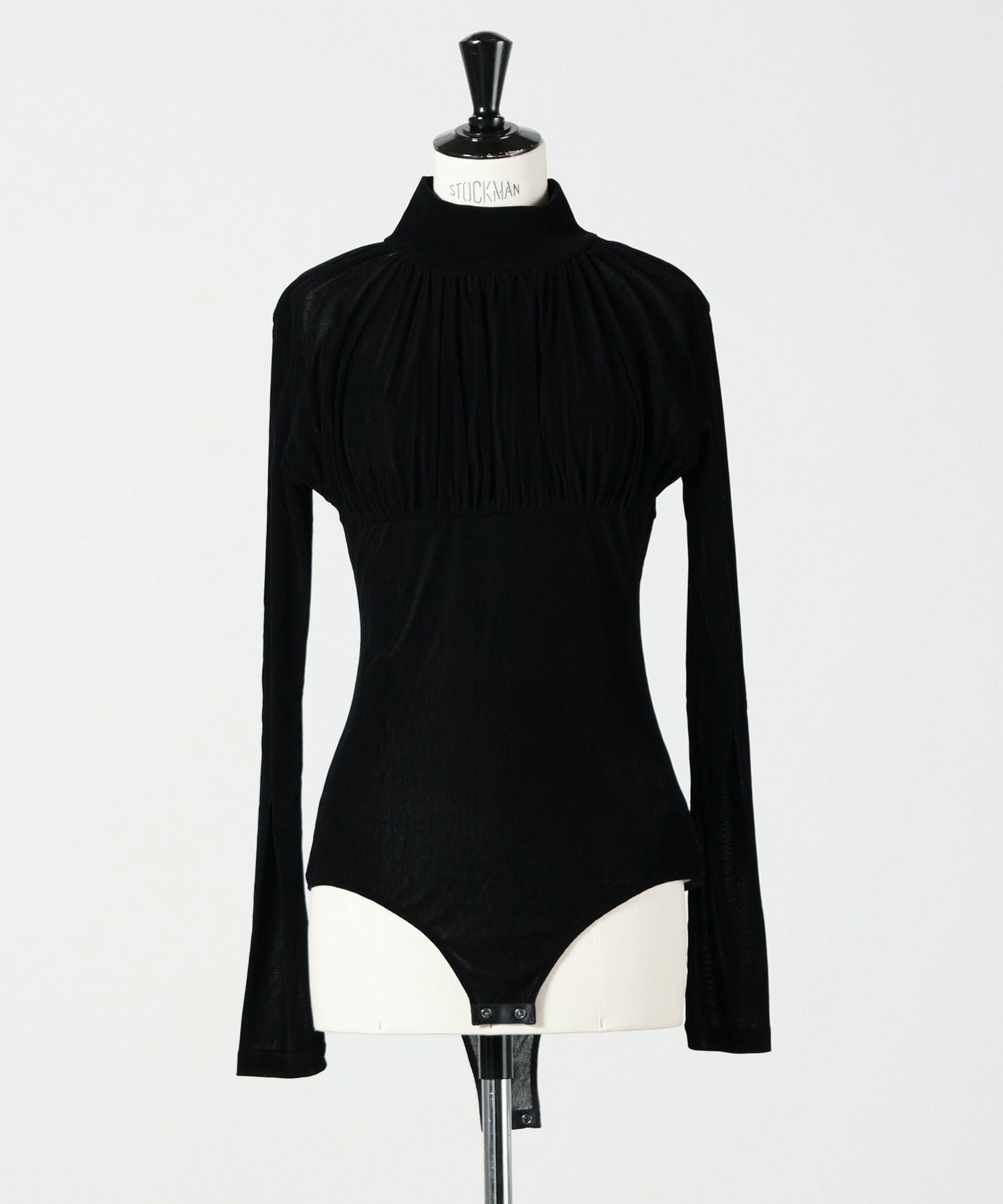FETICO(フェティコ)】 VELVET TULLE TURTLENECK BODYSUIT｜PARIGOT