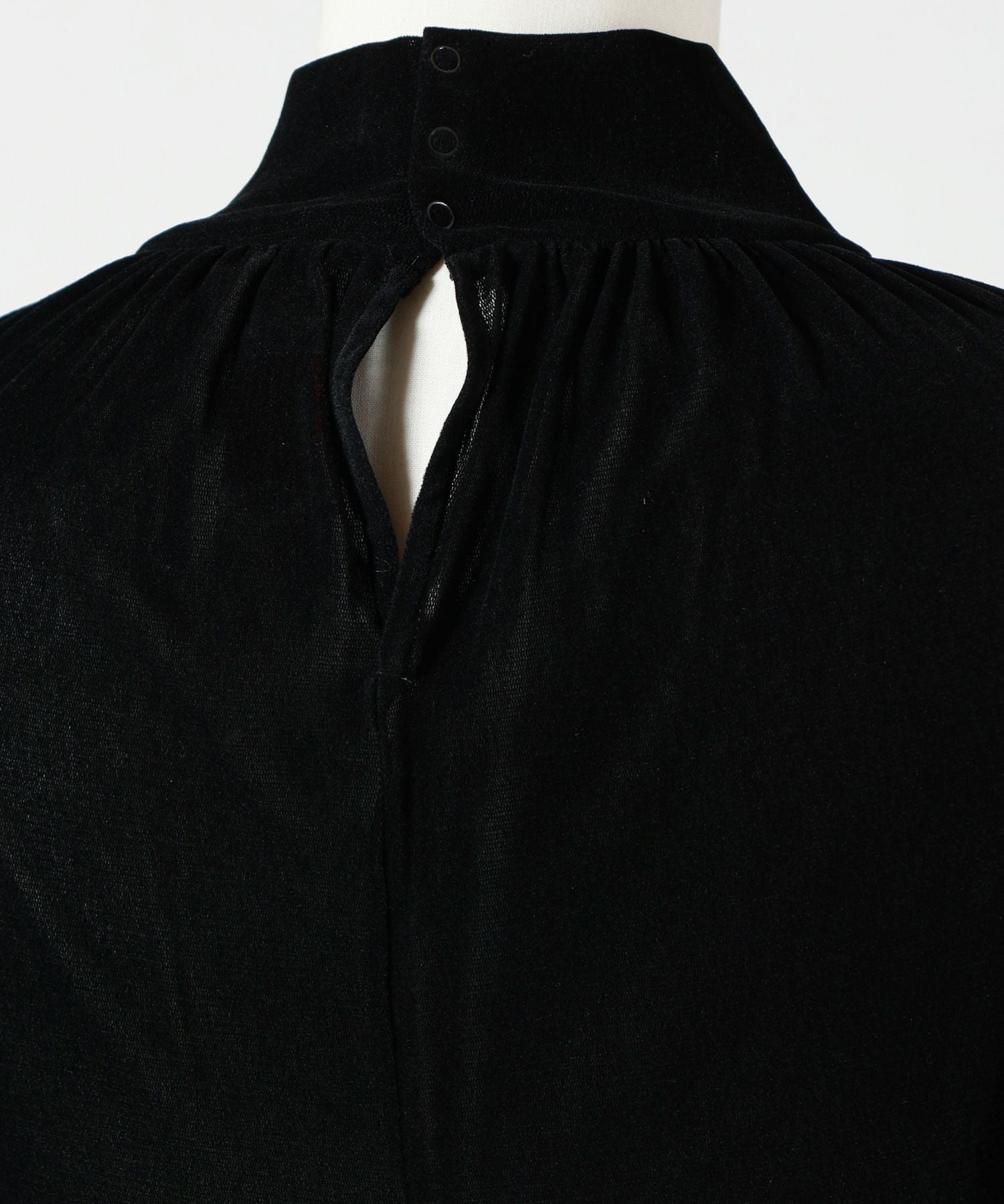 FETICO(フェティコ)】 VELVET TULLE TURTLENECK BODYSUIT｜PARIGOT