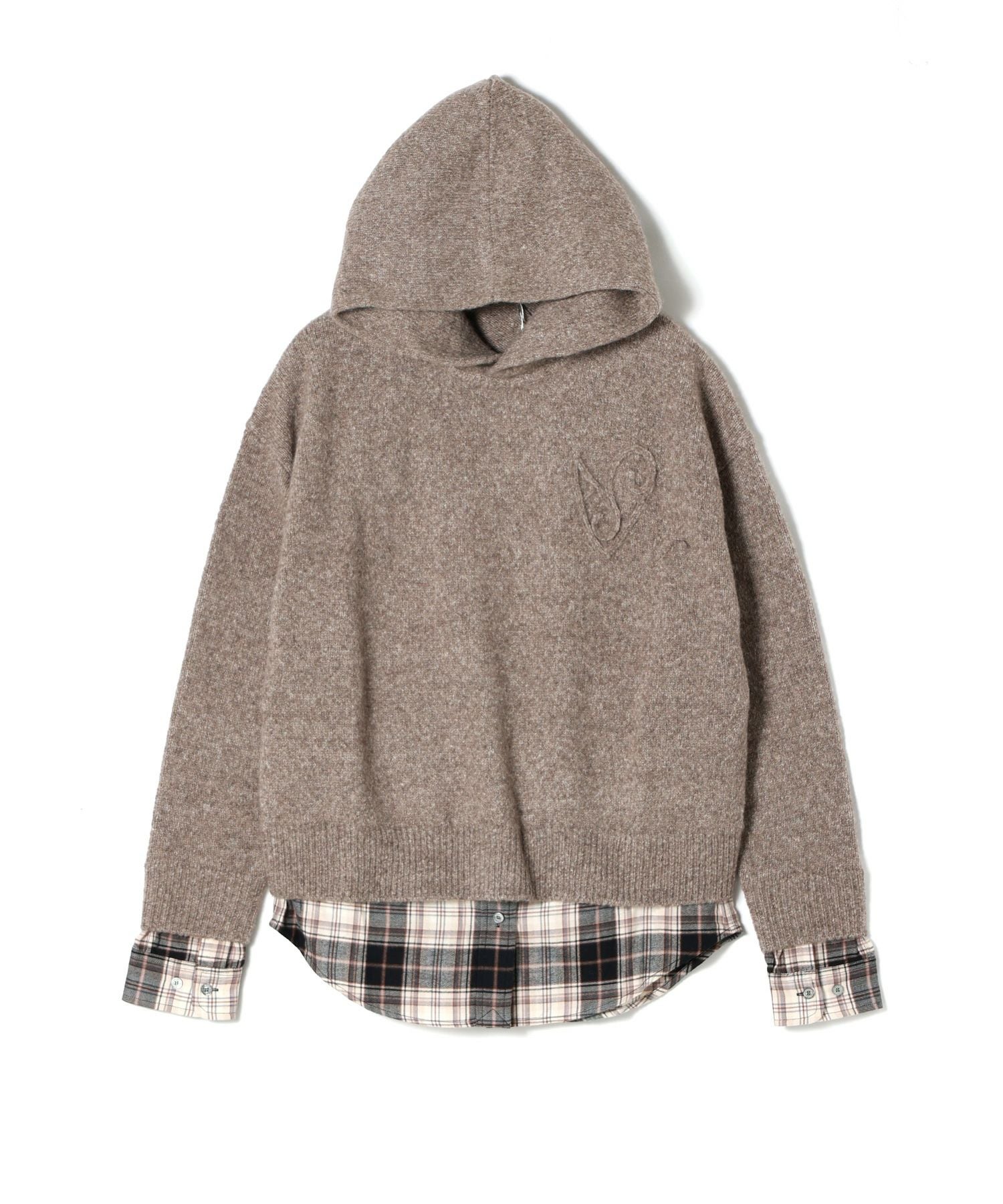 Acne Studios(アクネストゥディオズ)】 レイヤードウールフーディ