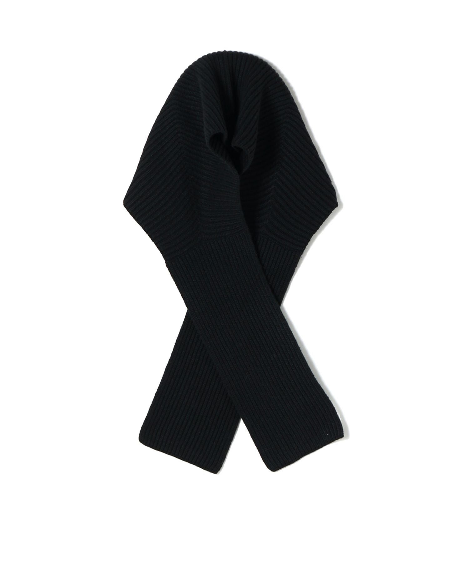 HYKE(ハイク)】 RIBBED KNIT WOOL HOODED SCARF｜PARIGOT ONLINE