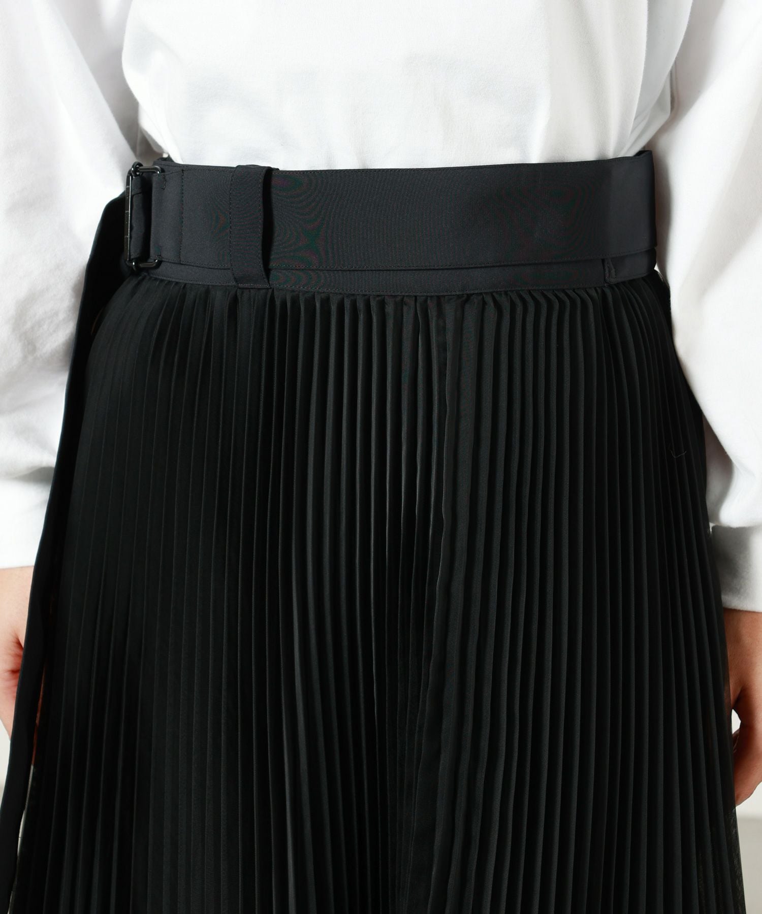 HYKE(ハイク)】 ORGANDY WRAP PLEATED SKIRT｜PARIGOT ONLINE（パリゴ