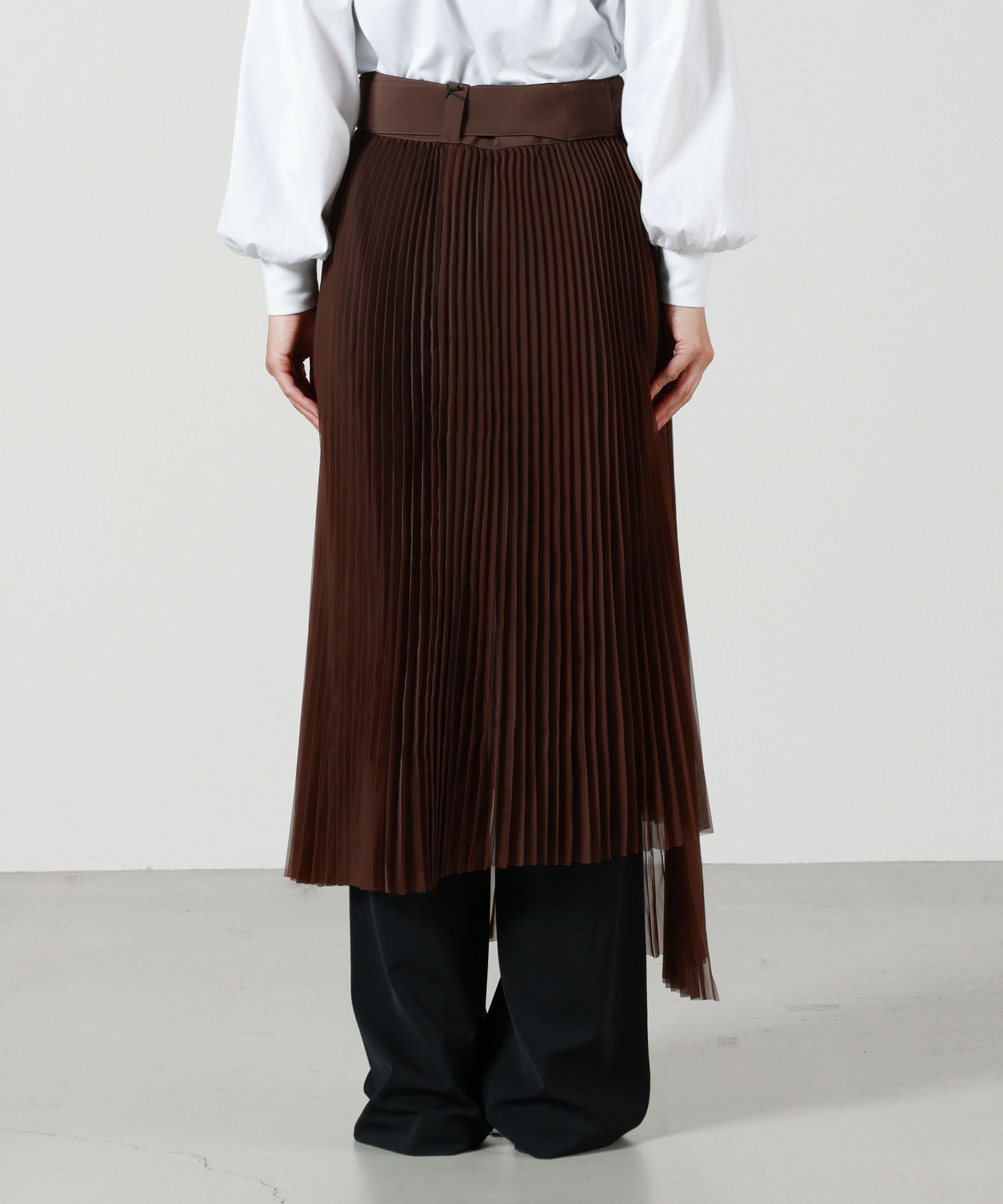 HYKE(ハイク)】 ORGANDY WRAP PLEATED SKIRT｜PARIGOT ONLINE（パリゴ