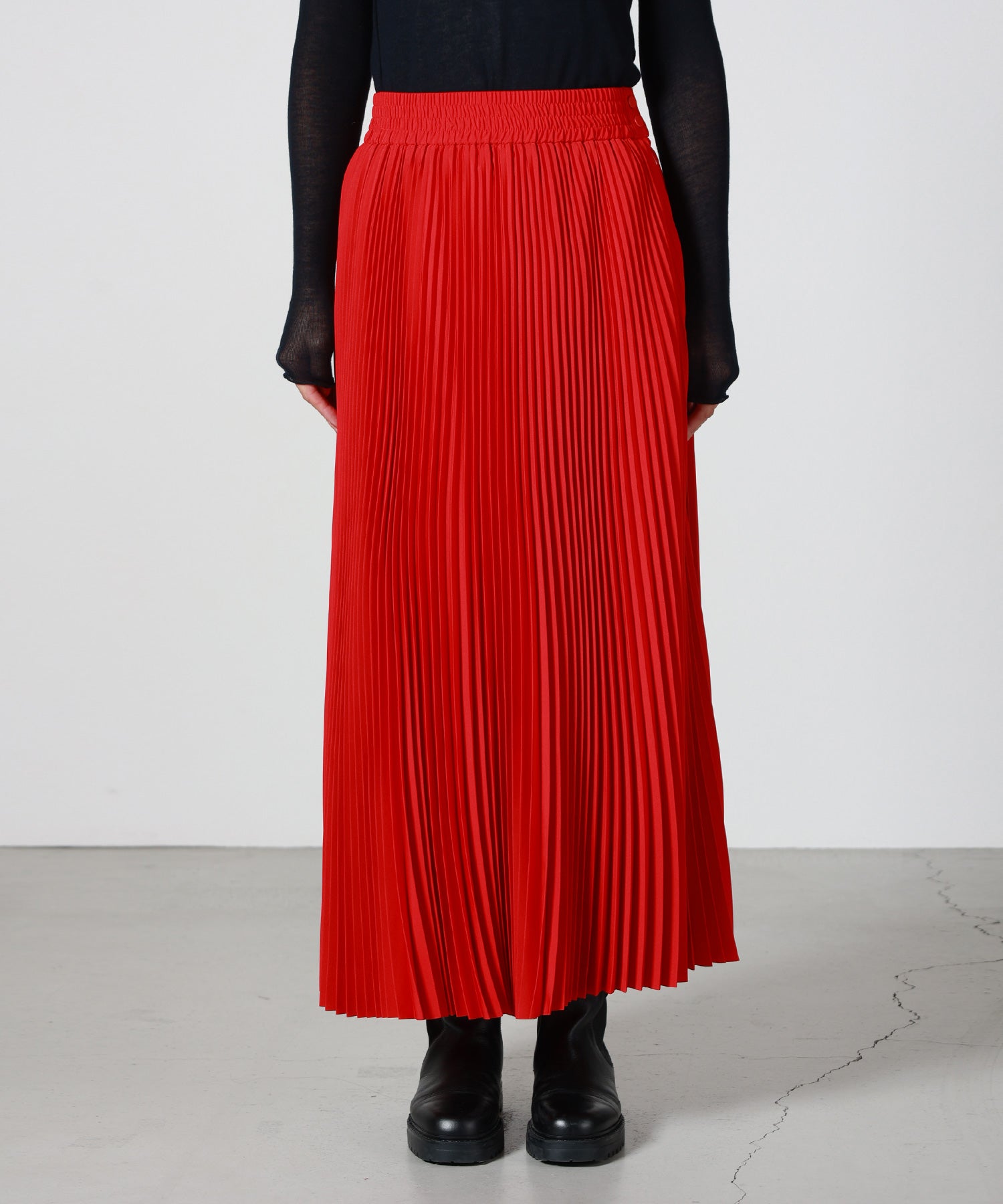 HYKE(ハイク)】 TAFFETA PLEATED SKIRT｜PARIGOT ONLINE（パリゴ