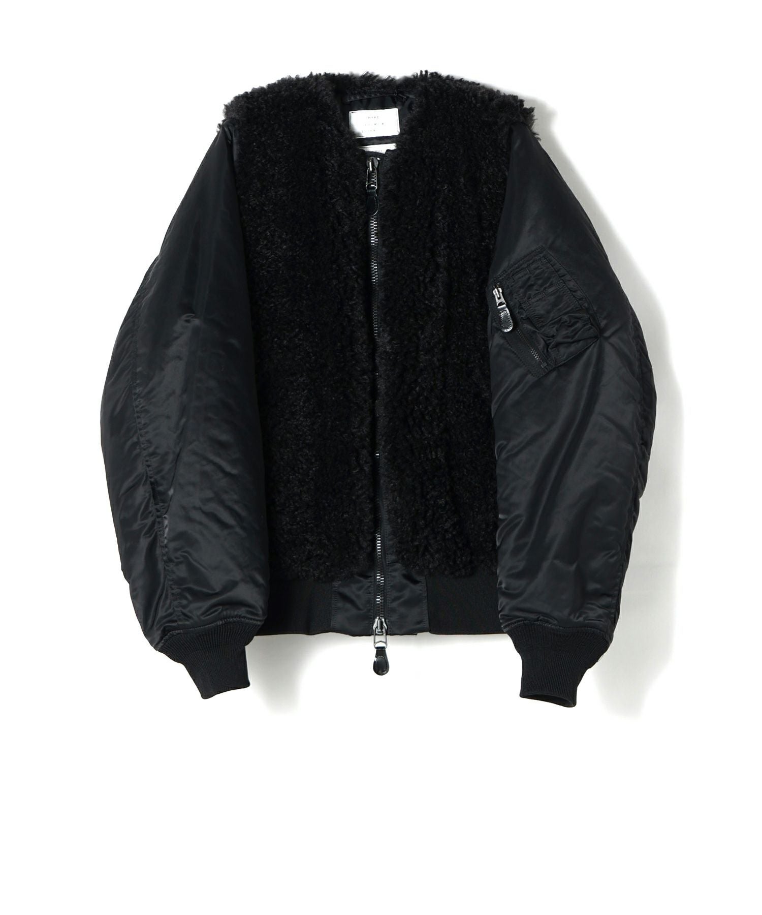 HYKE(ハイク)】 FAUX SHEARLING TYPE MA1JACKET｜PARIGOT ONLINE
