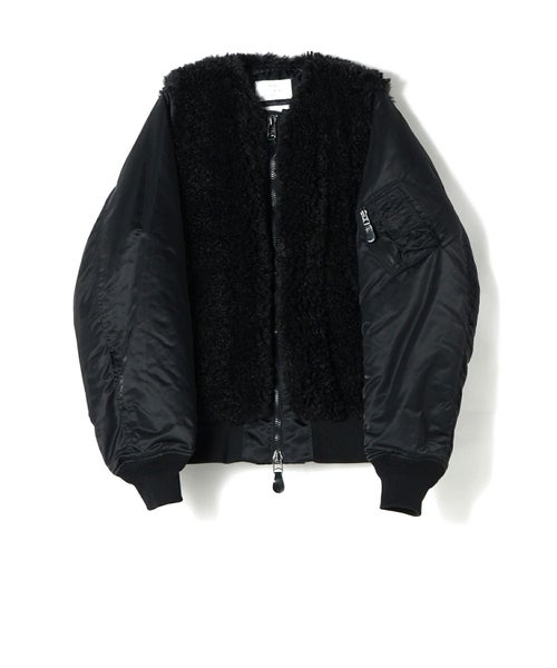 FAUX SHEARLING TYPE MA1JACKET