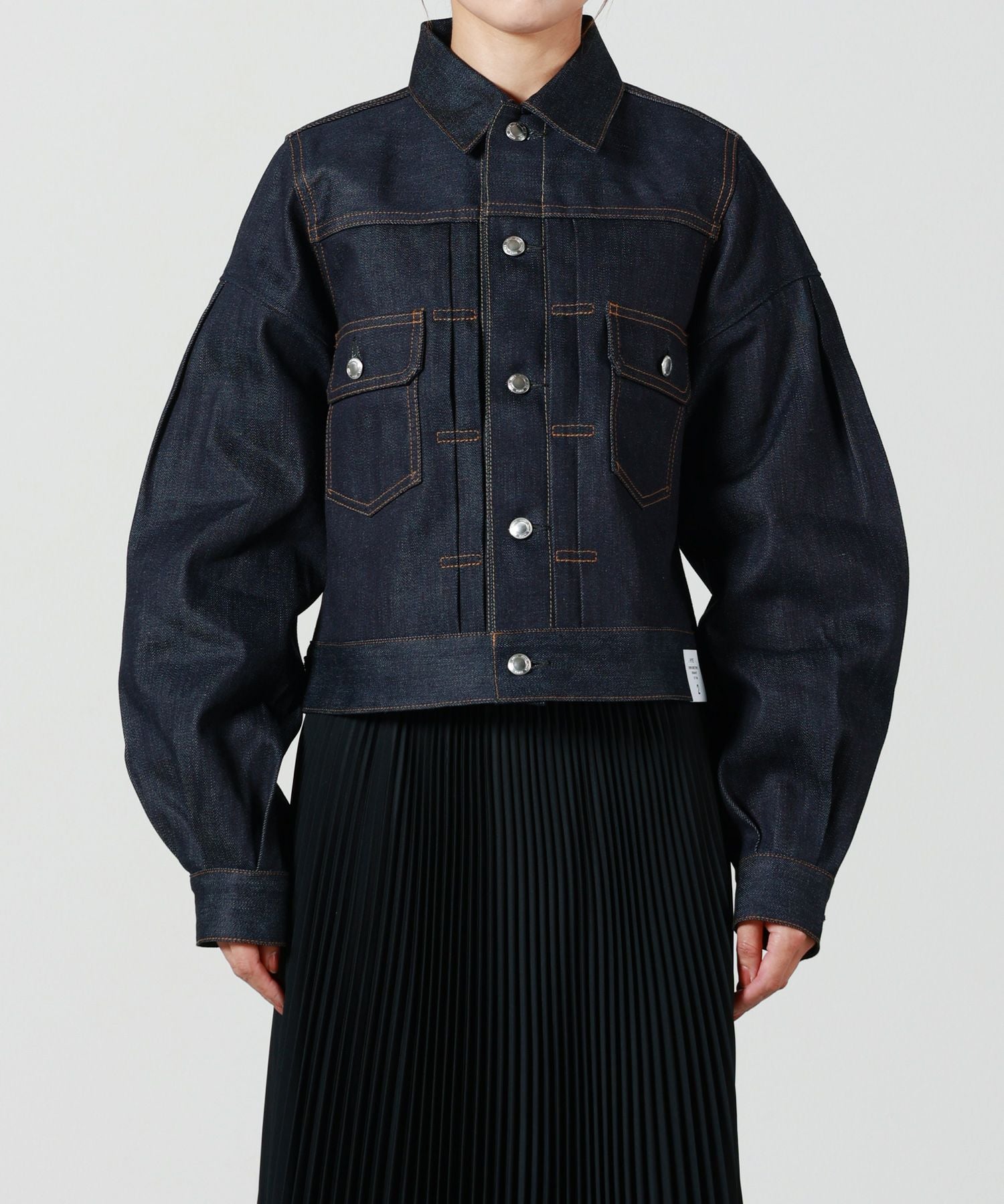 HYKE(ハイク)】 BALLOON SLV DENIM JK TYPE2 REGULAR FIT｜PARIGOT