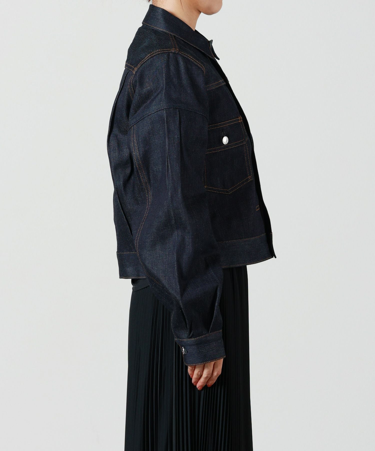 HYKE(ハイク)】 BALLOON SLV DENIM JK TYPE2 REGULAR FIT｜PARIGOT