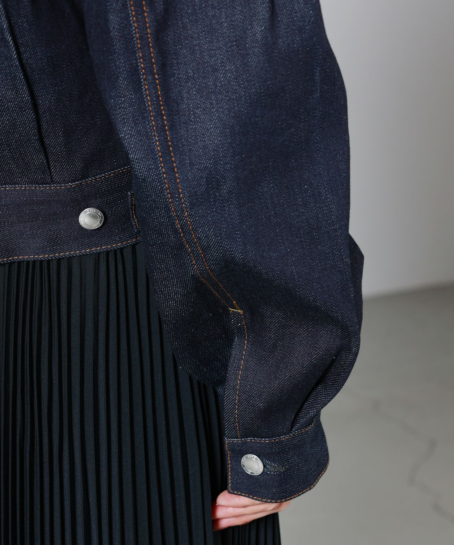 HYKE(ハイク)】 BALLOON SLV DENIM JK TYPE2 REGULAR FIT｜PARIGOT