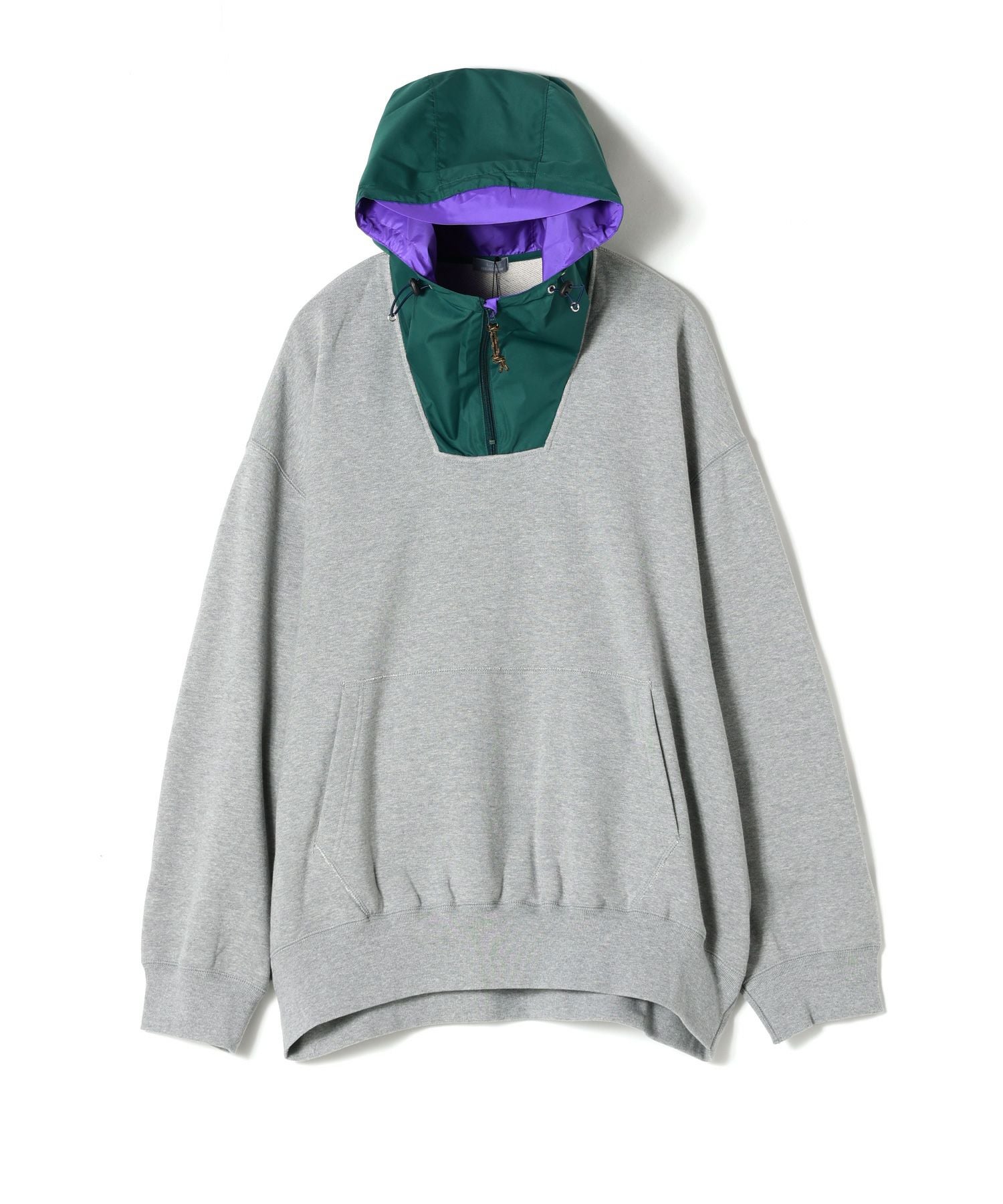 kolor Beacon SS2024 パーカー KOLOR BEACON [ カラービーコン ] 24AW マルチボタンフロント裏毛パーカー