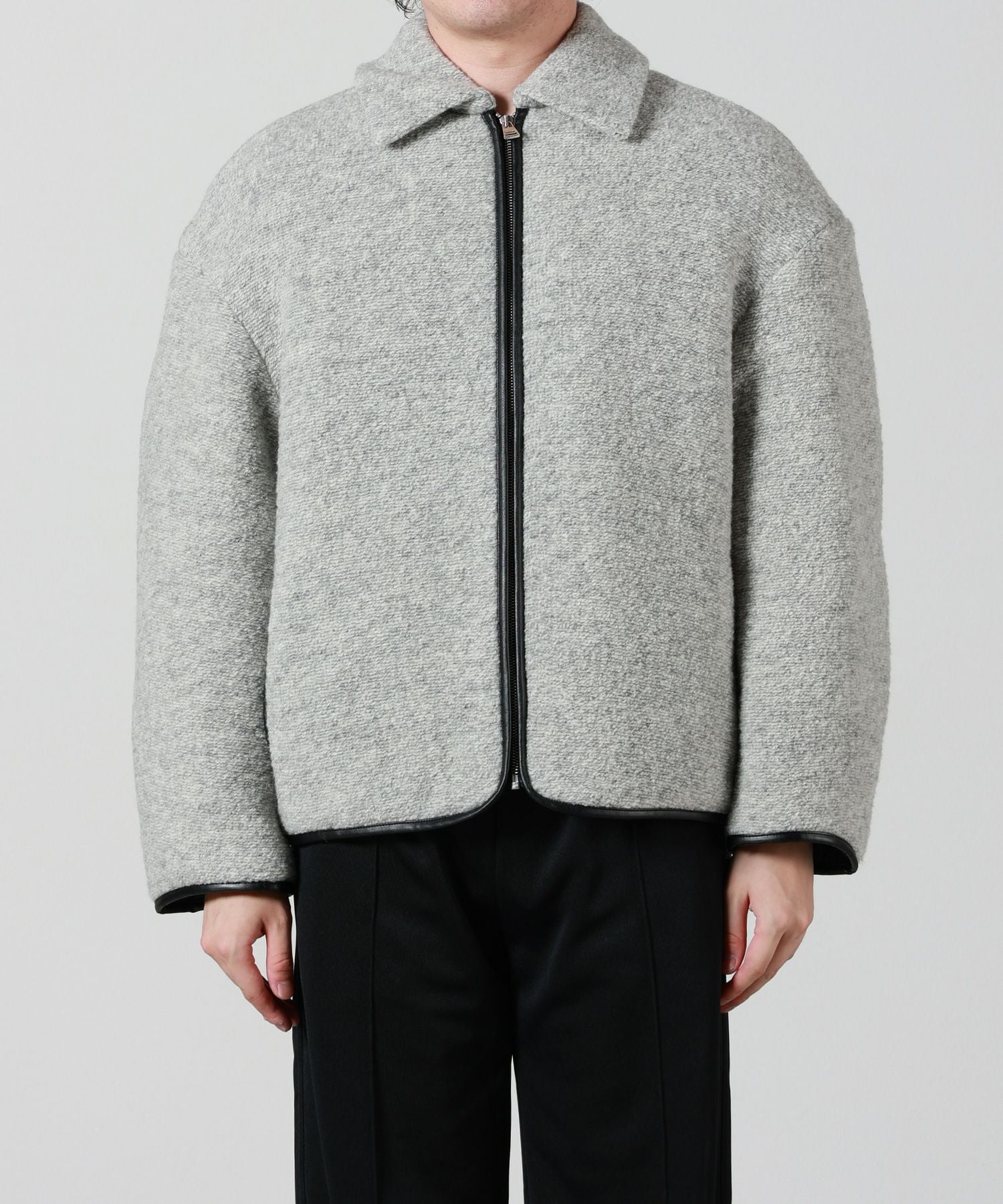 JW Anderson(ジェイダブリューアンダーソン)】 ウールメランジブルゾン