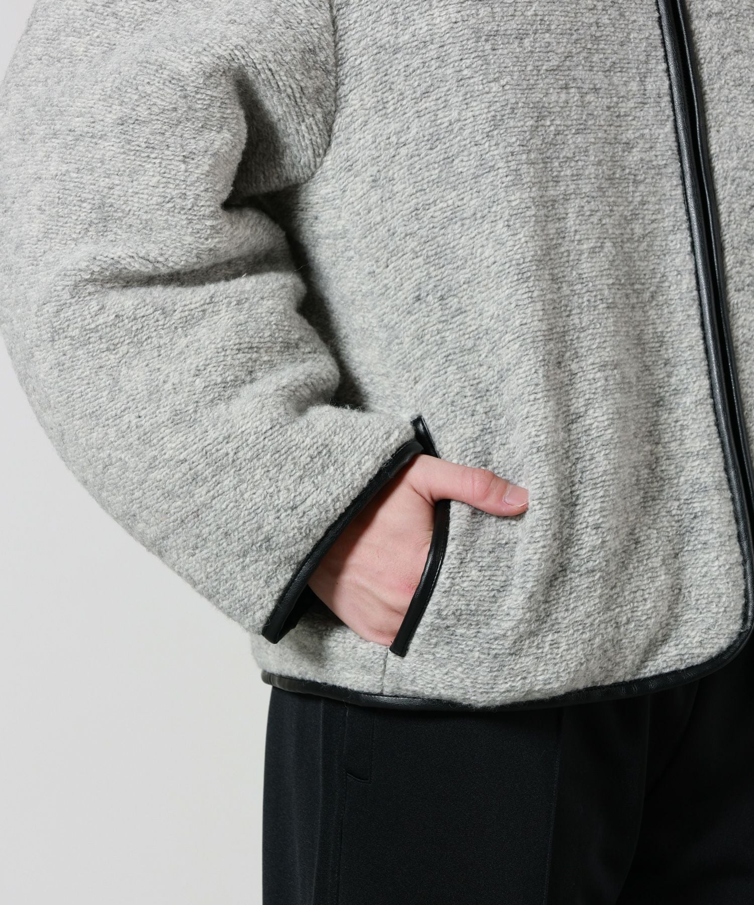 JW Anderson(ジェイダブリューアンダーソン)】 ウールメランジブルゾン