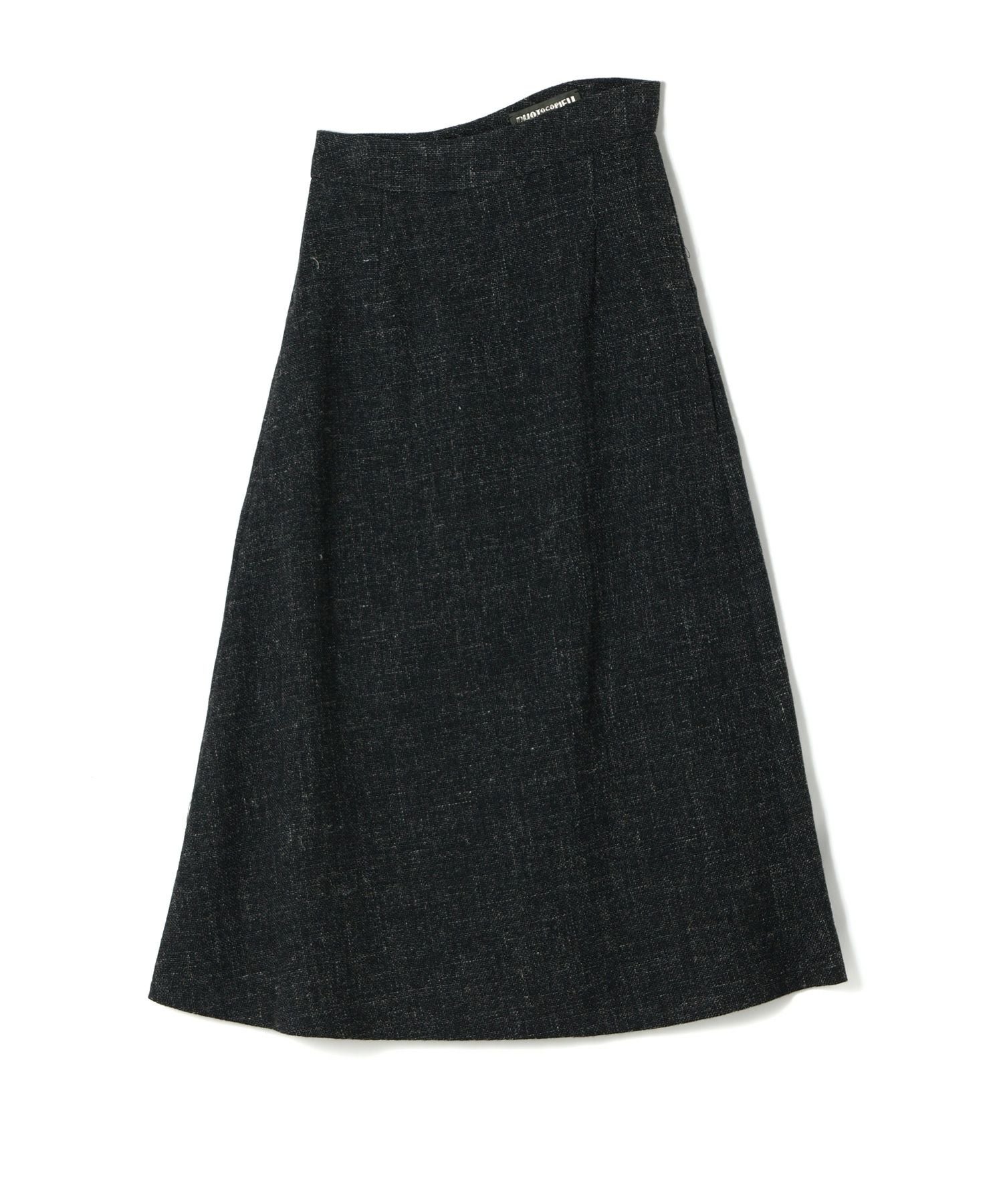 PHOTOCOPIEU(フォトコピュー)】 CAPRICE CURVED WAIST MAXI SKIRT