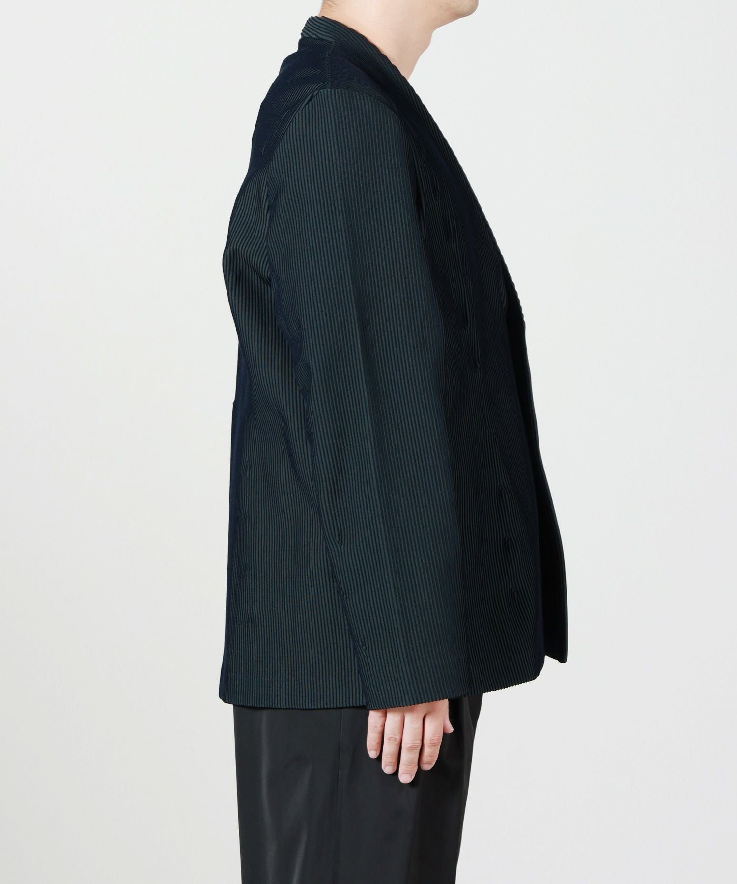 CFCL(シーエフシーエル)】 SOFT HYPHA COLLARLESS TAILORED JACKET