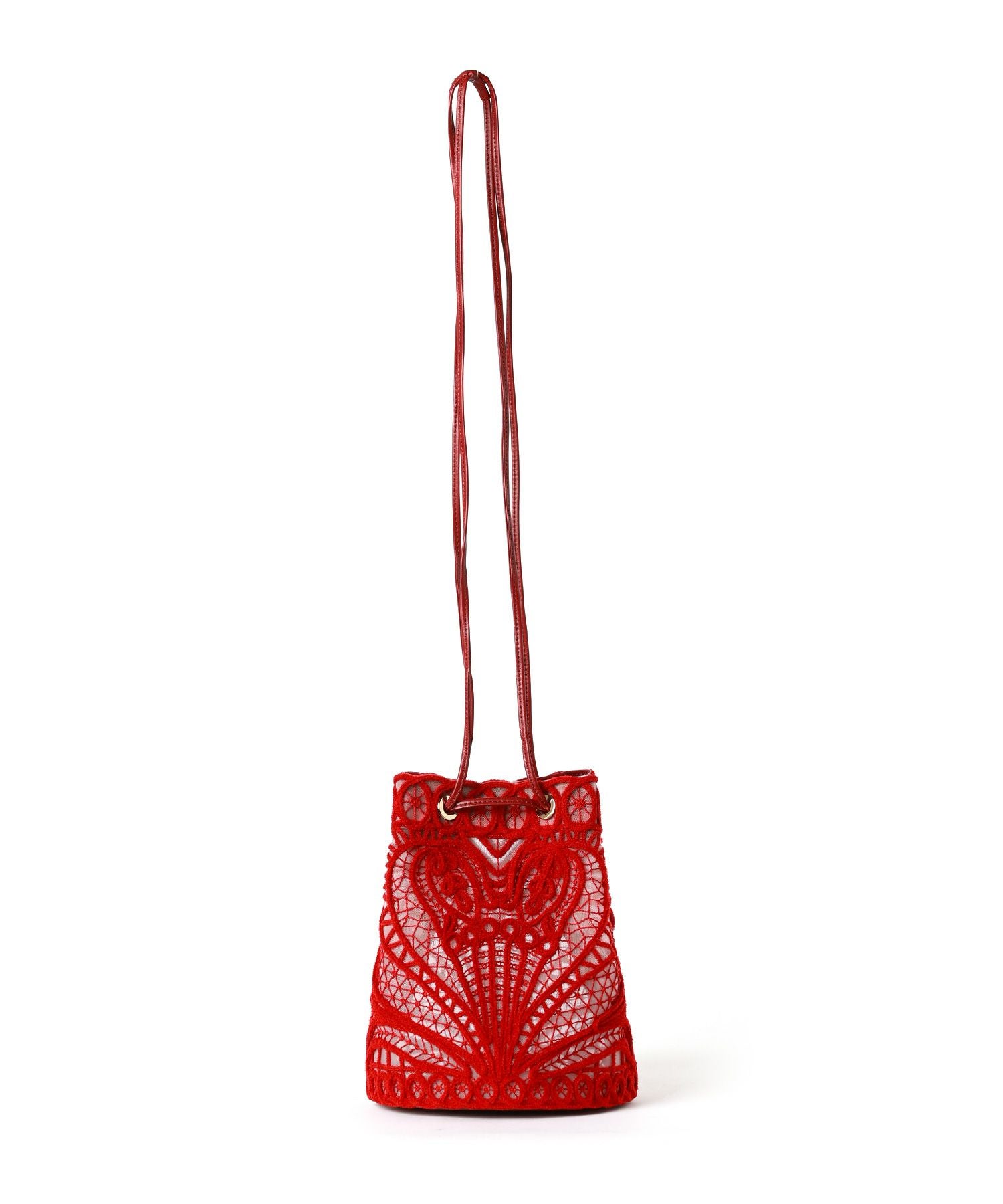 Mame Kurogouchi(マメ クロゴウチ)】 Cording Embroidery Bucket Bag