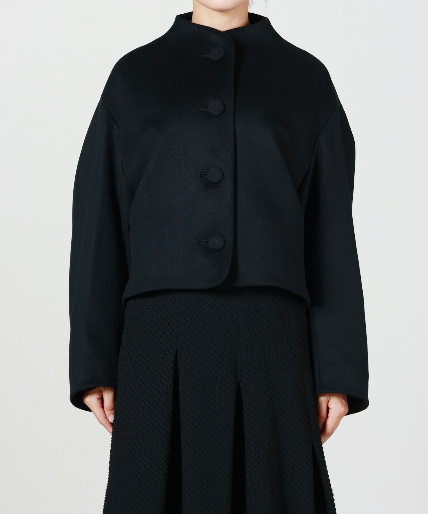 Mame Kurogouchi 2020FW ショートウールコート Mame Kurogouchi(マメ クロゴウチ)】 Wool Melton Short Cort｜PARIGOT