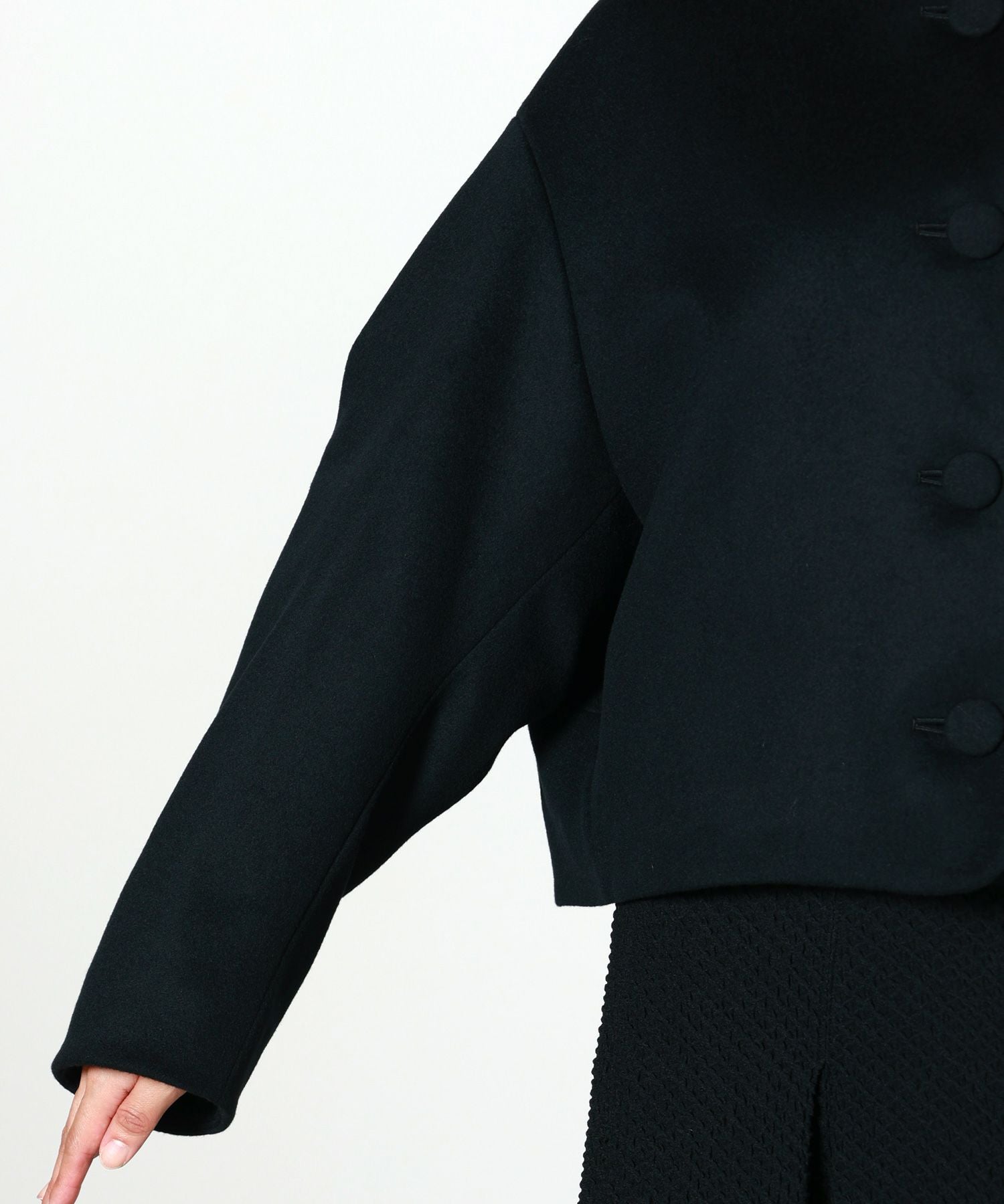 Mame Kurogouchi(マメ クロゴウチ)】 Wool Melton Short Cort｜PARIGOT