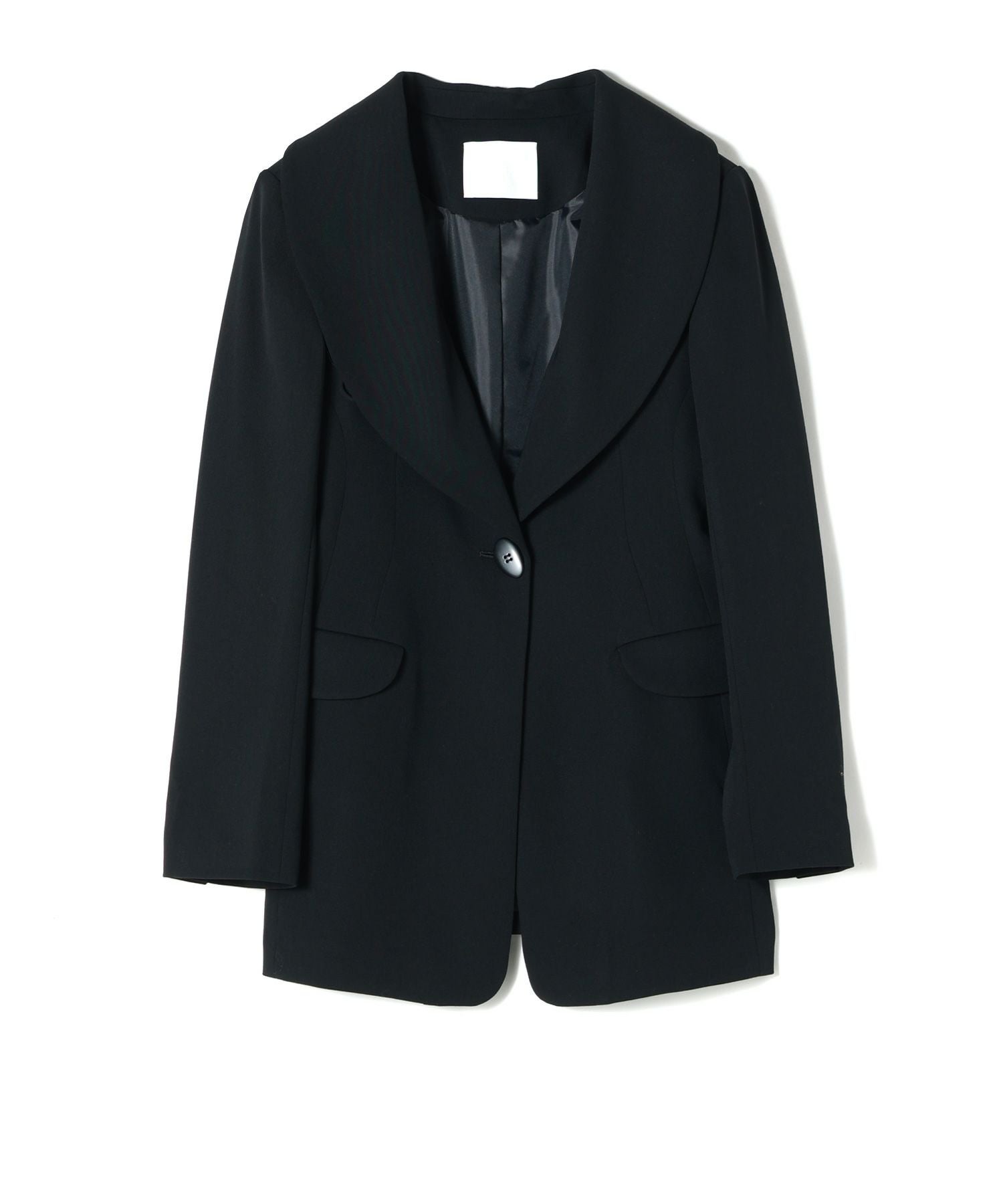 Mame Kurogouchi(マメ クロゴウチ)】 Wool Venetian Shawl Collar