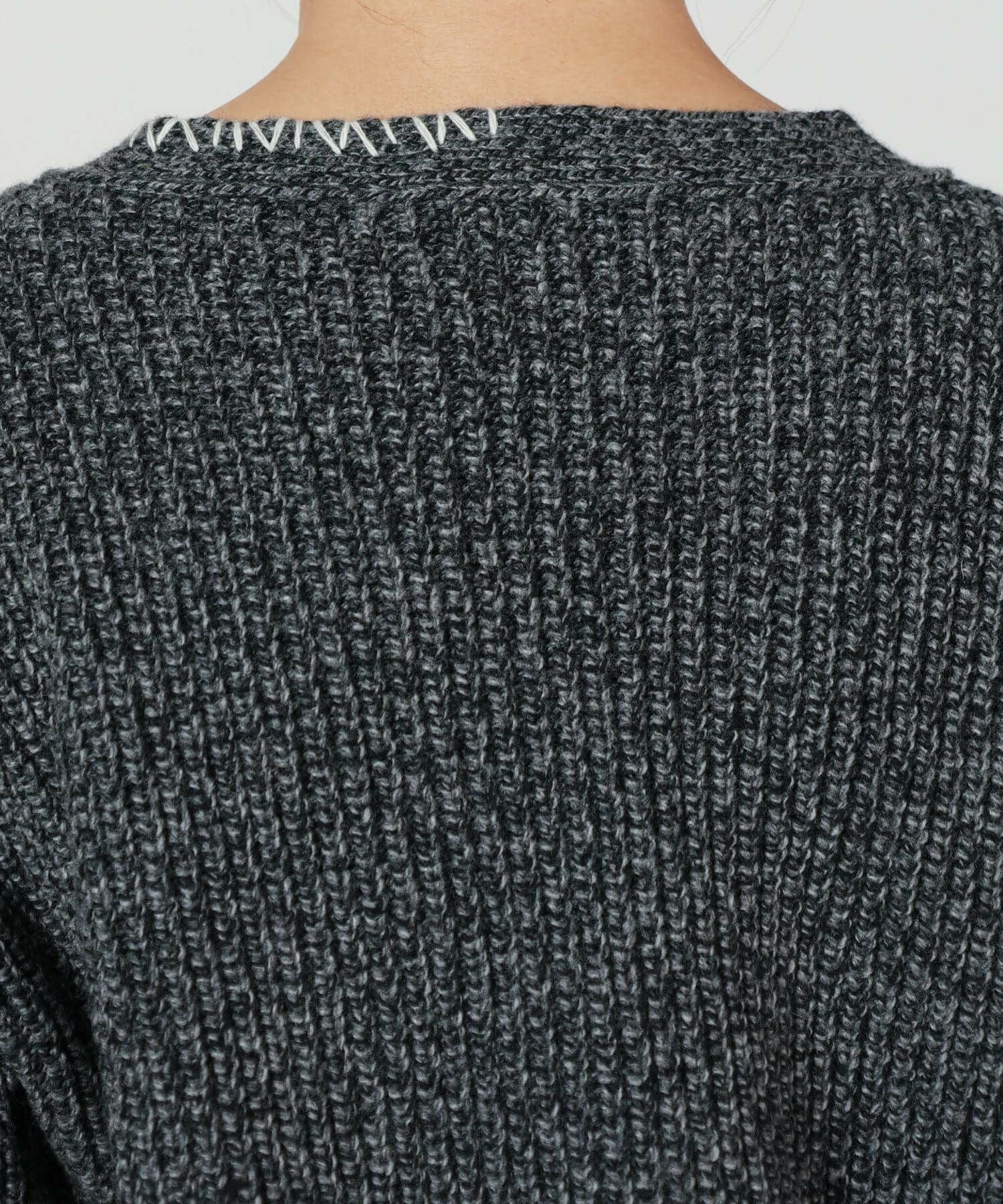 MARNI(マルニ)】 ウールカーディガン マルニメンディング刺繍入り