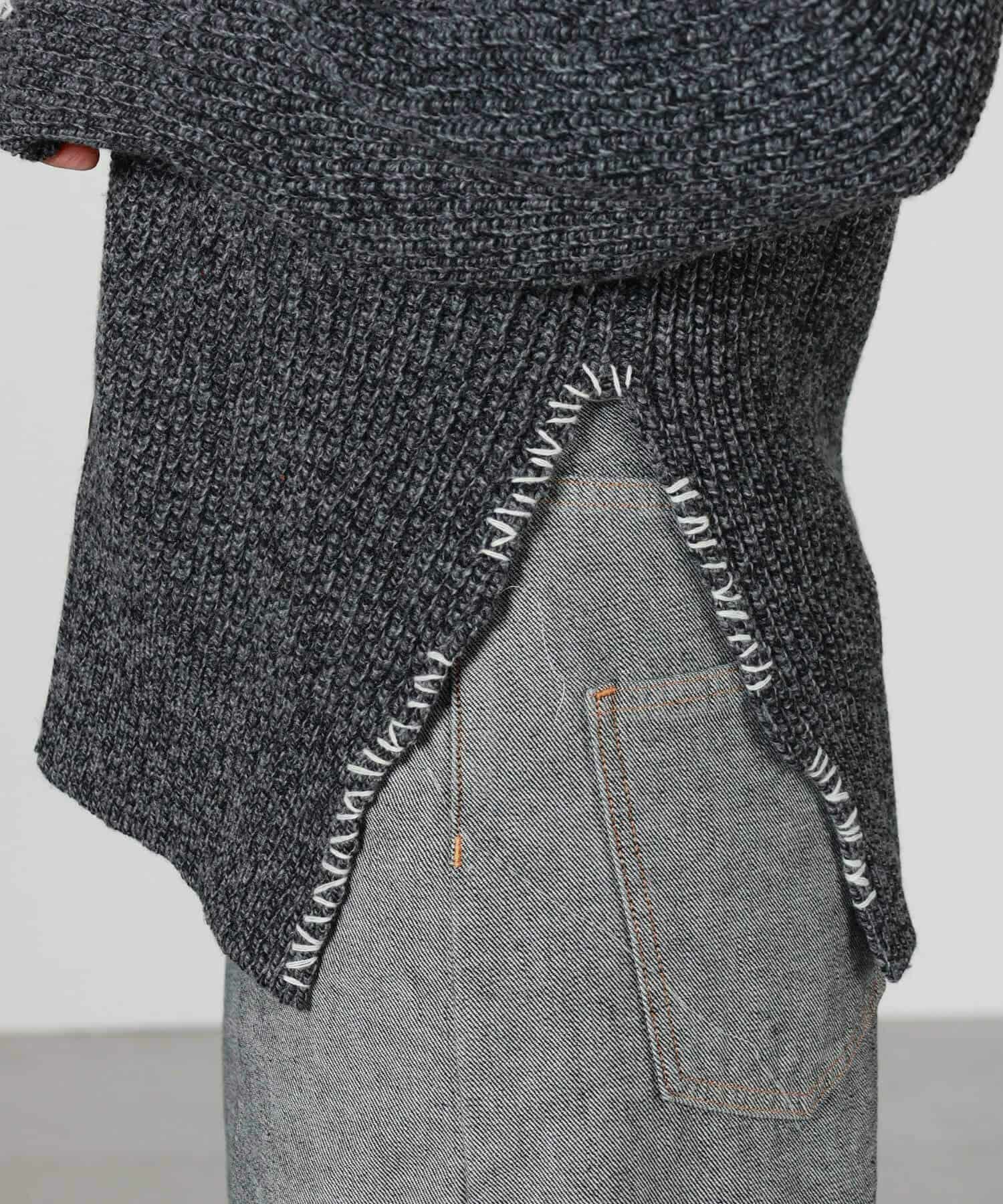 MARNI(マルニ)】 ウールカーディガン マルニメンディング刺繍入り