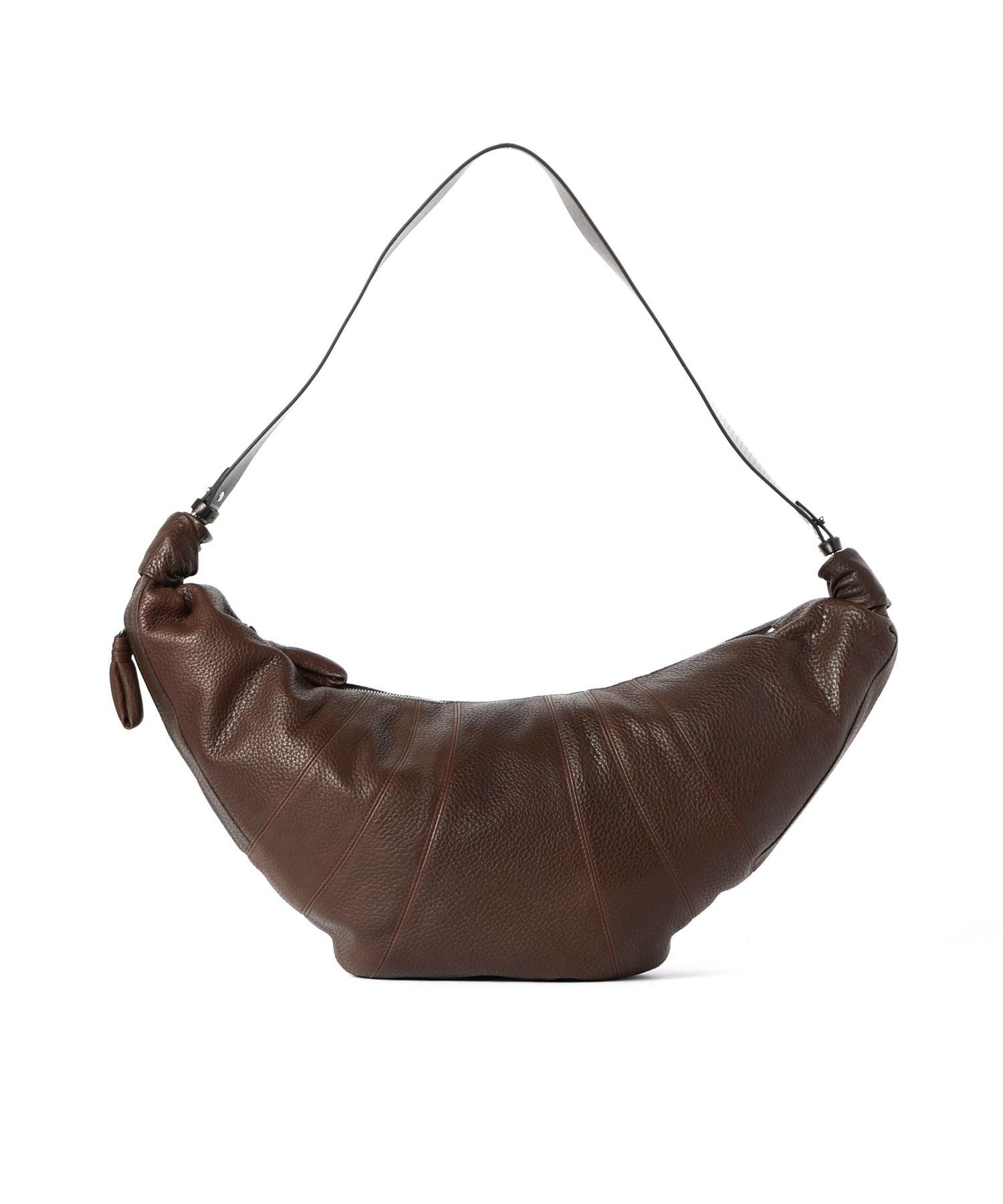 LEMAIRE(ルメール) RAIL BELT CROISSANT BAG IN LEATHER DARK CHOCOLATE（1/3）