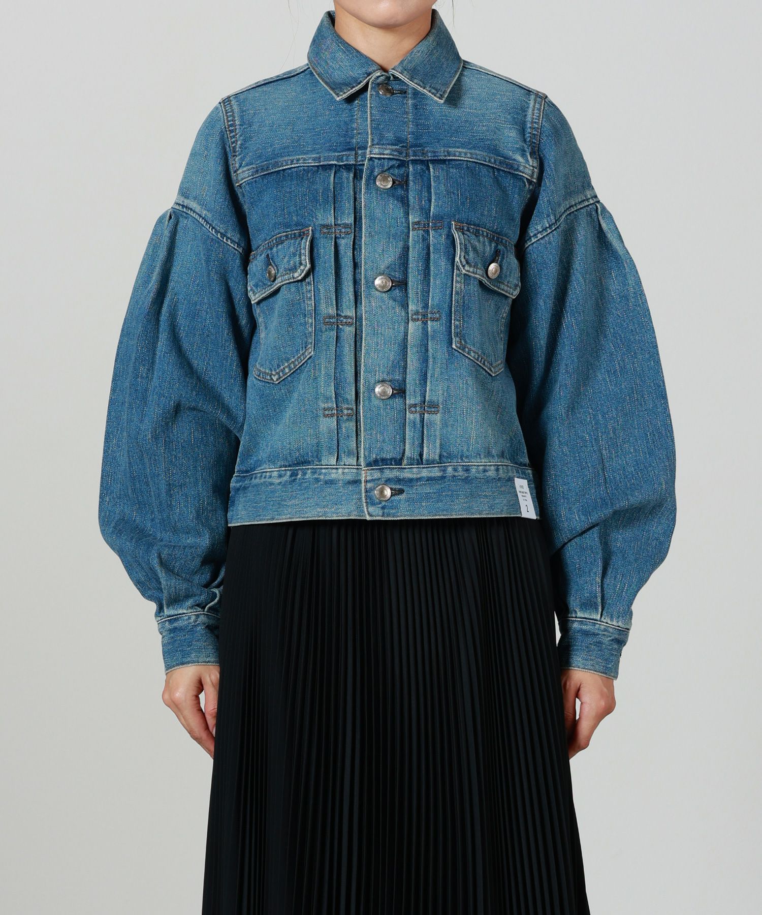 HYKE(ハイク)】 BALLOON SLV DENIM JK TYPE2 REGULAR FIT｜PARIGOT