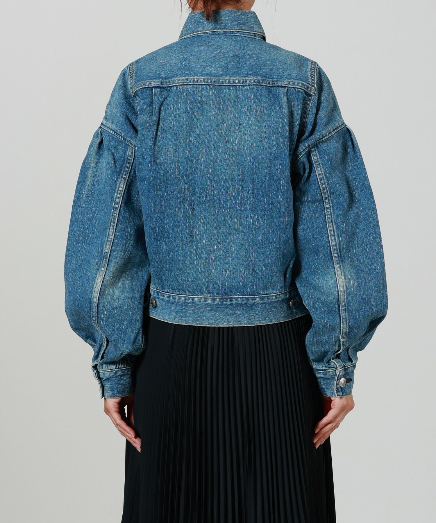 HYKE(ハイク)】 BALLOON SLV DENIM JK TYPE2 REGULAR FIT｜PARIGOT
