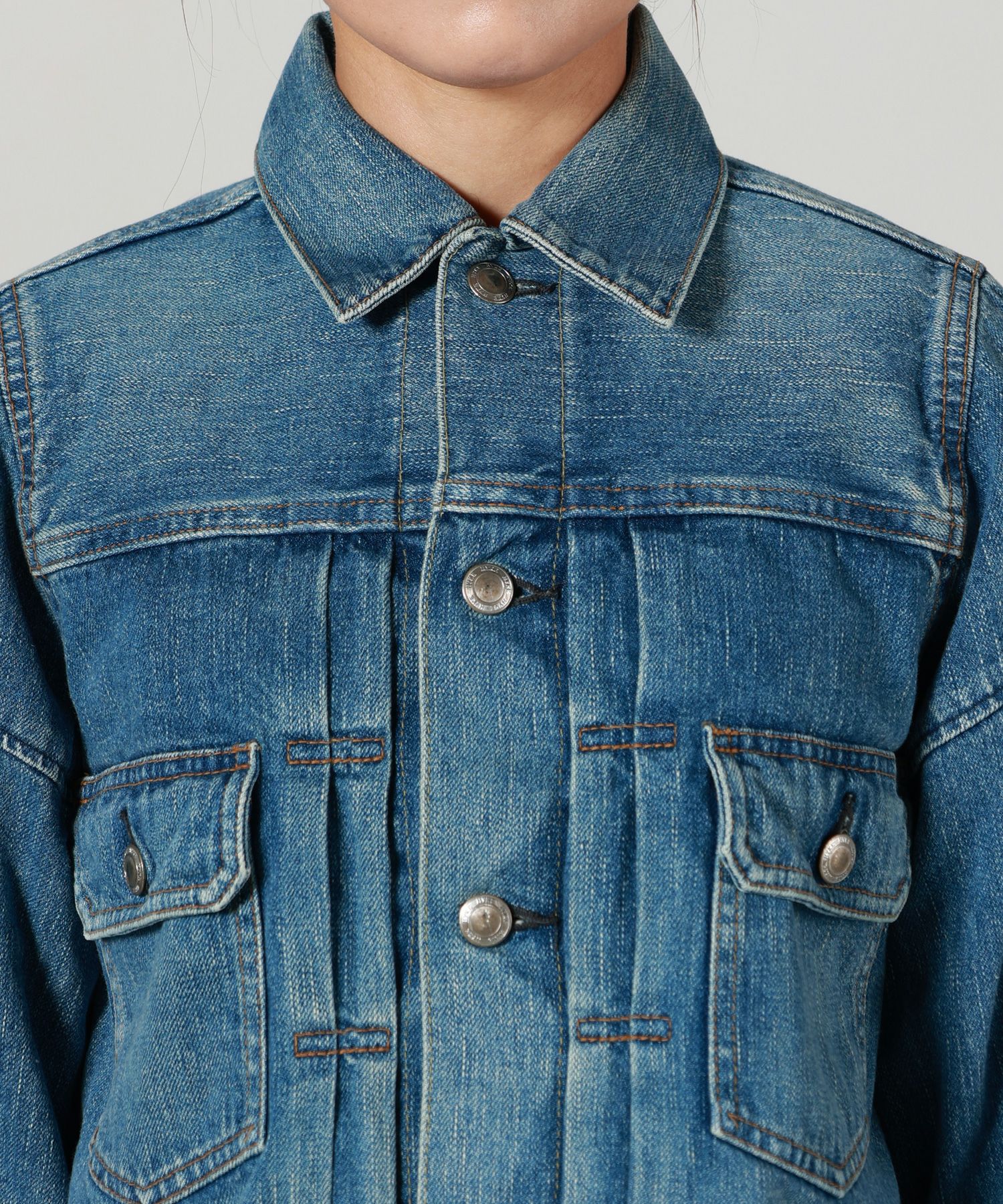 HYKE(ハイク)】 BALLOON SLV DENIM JK TYPE2 REGULAR FIT｜PARIGOT