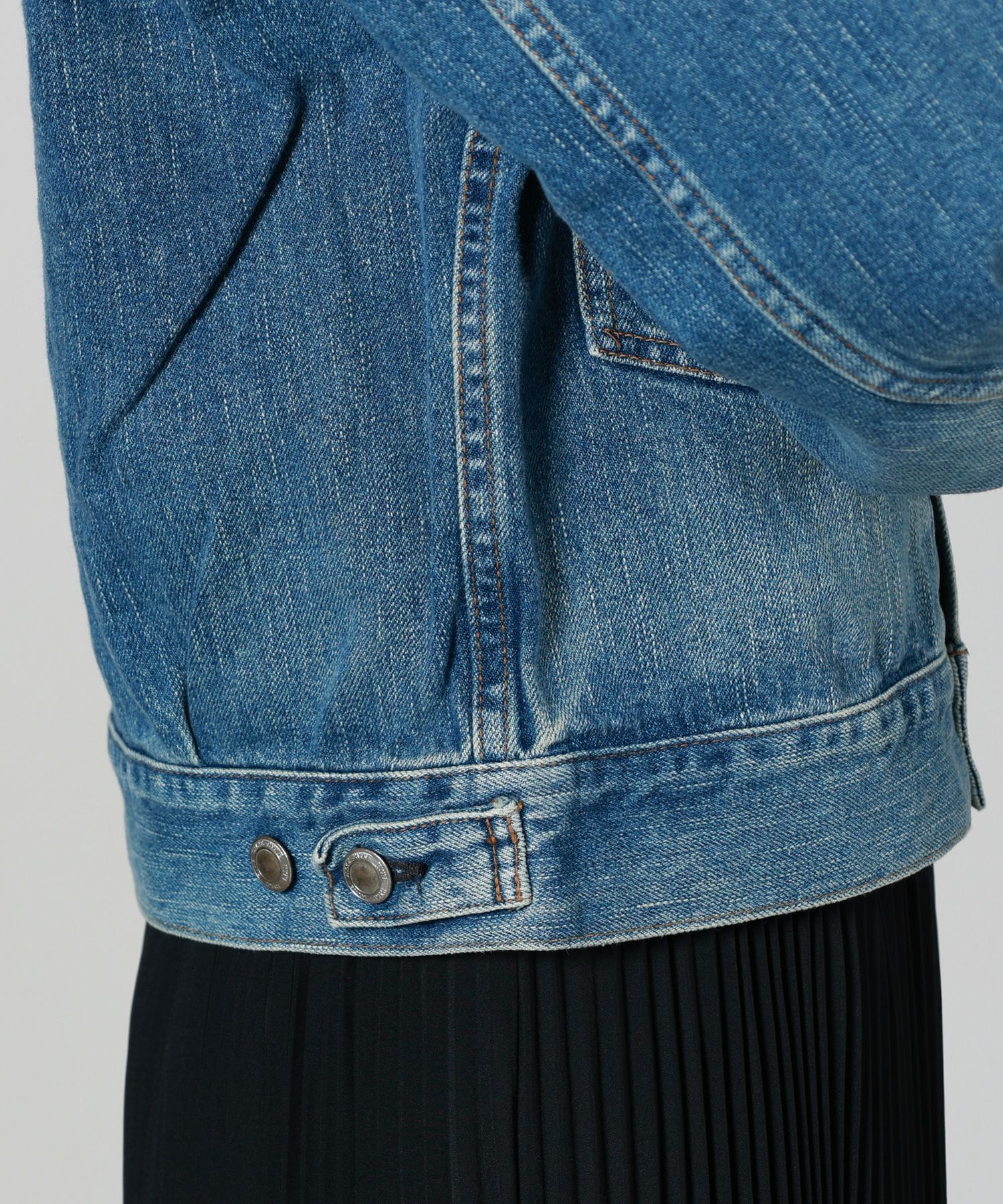 HYKE(ハイク)】 BALLOON SLV DENIM JK TYPE2 REGULAR FIT｜PARIGOT