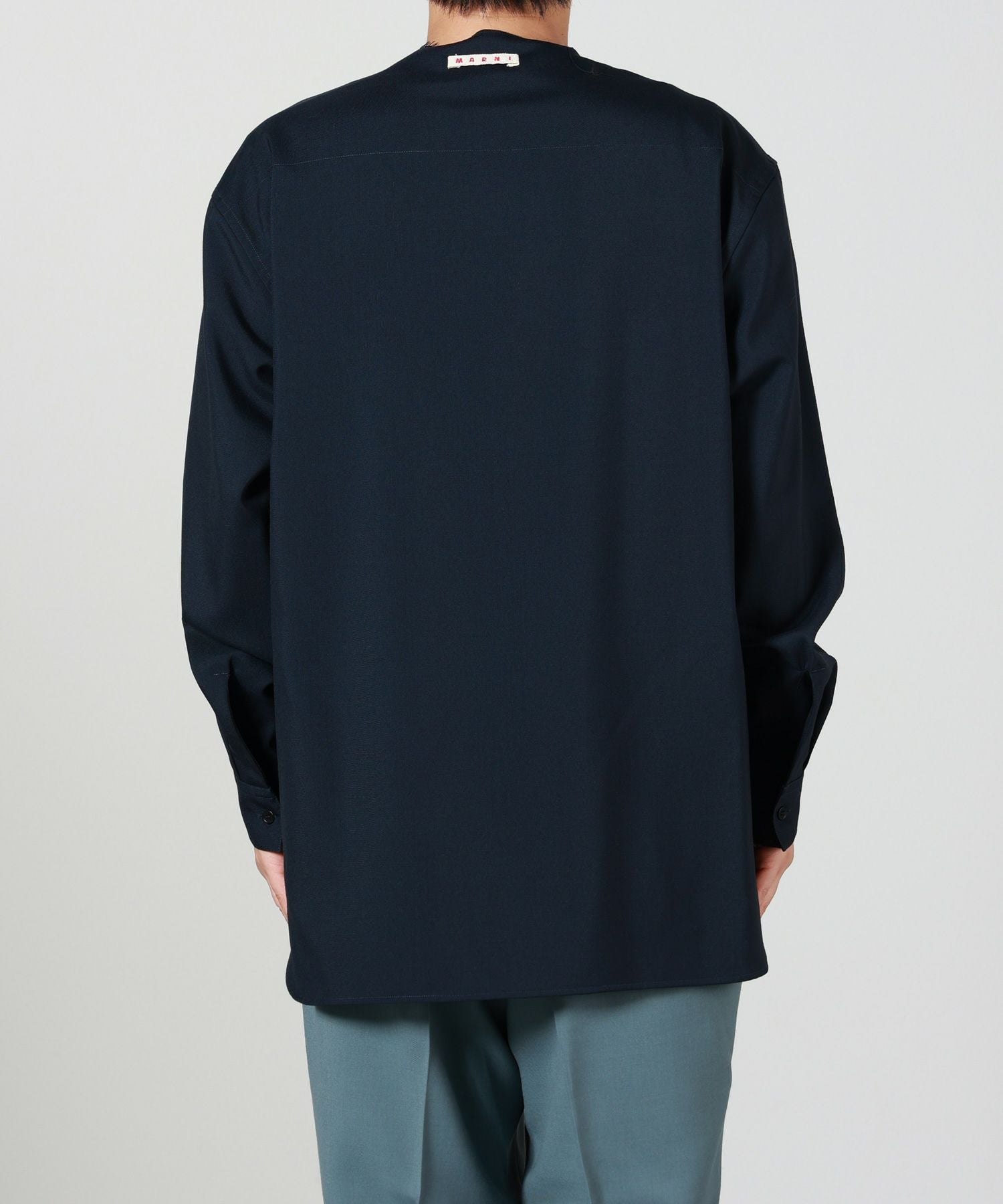 MARNI(マルニ)】 ウールトロピカルノーカラーシャツ｜PARIGOT ONLINE