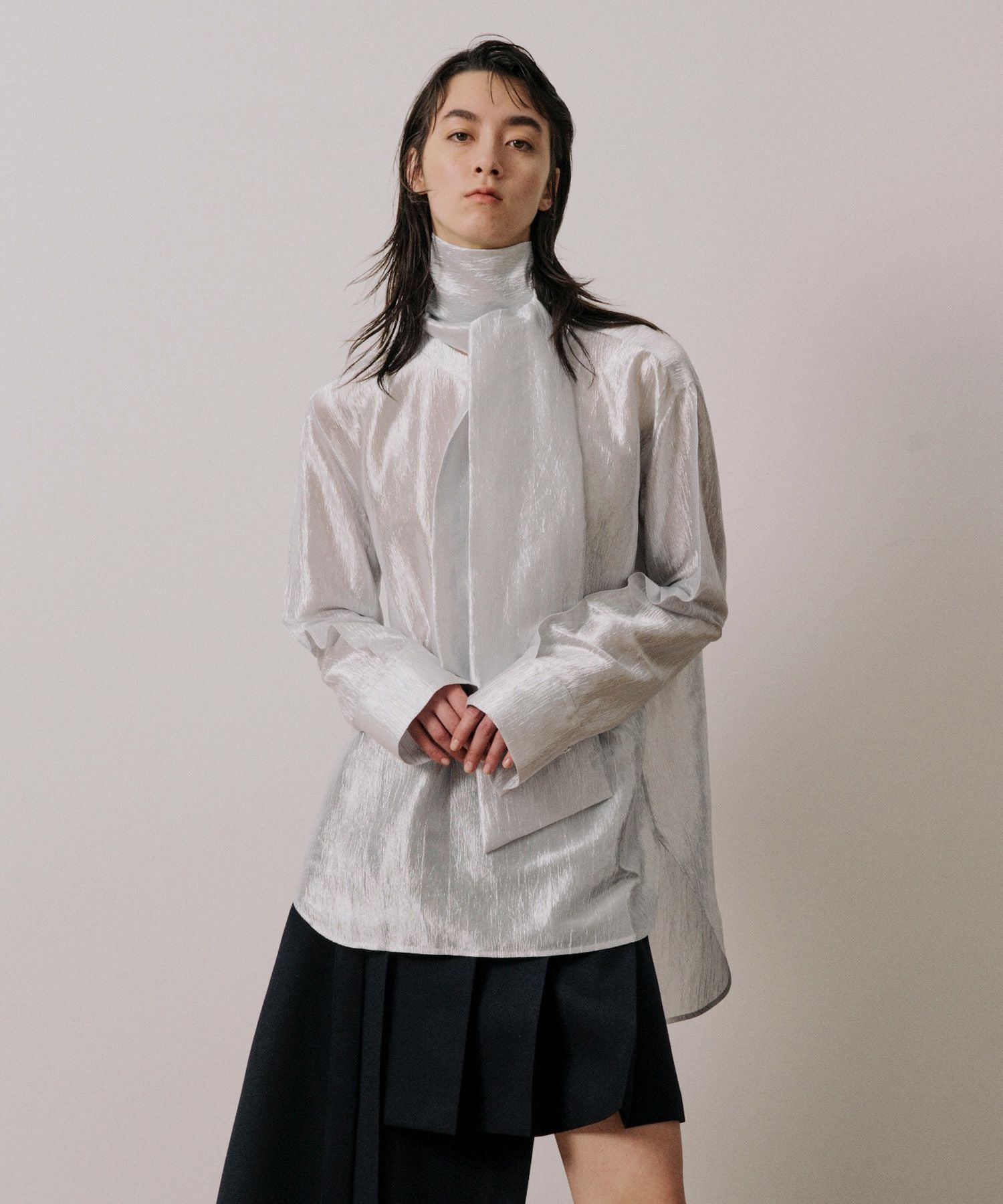 UJOH(ウジョー)】 Bow Tie shirt｜PARIGOT ONLINE（パリゴオンライン）