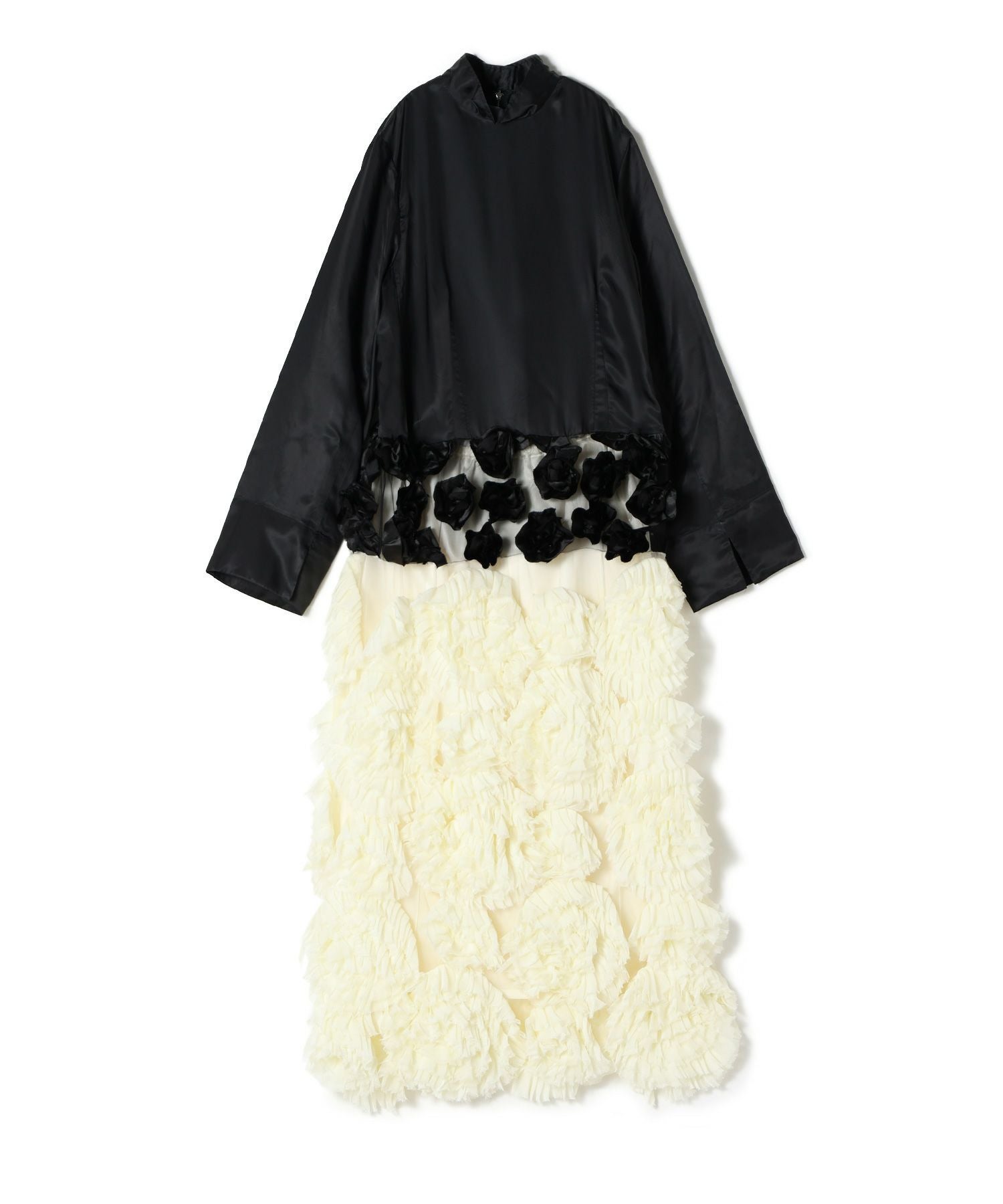 TOGA PULLA(トーガプルラ)】 FRILL EMBROIDERY DRESS｜PARIGOT ONLINE