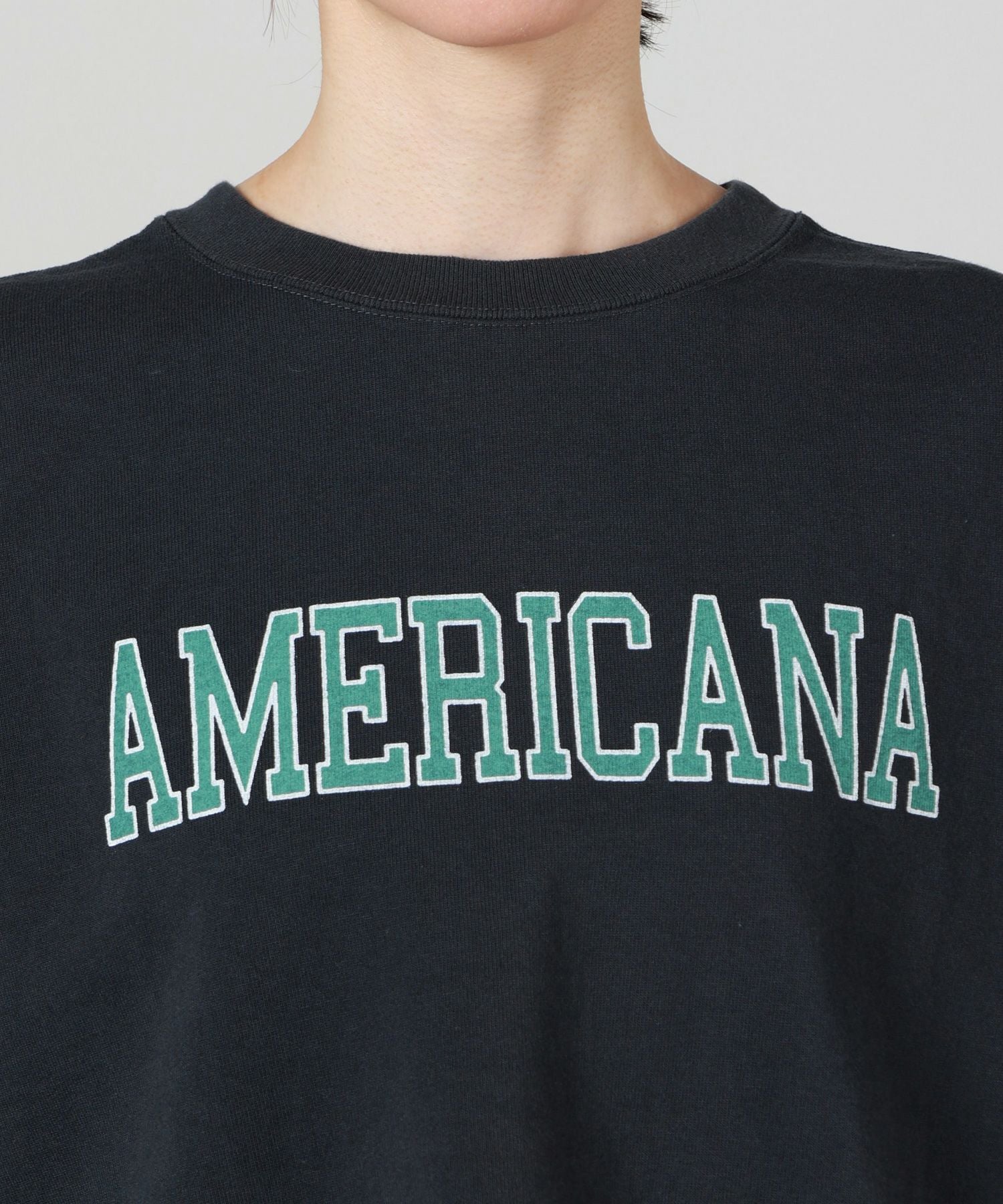 AMERICANA(アメリカーナ)】 USED加工ロングスリーブTシャツ｜PARIGOT