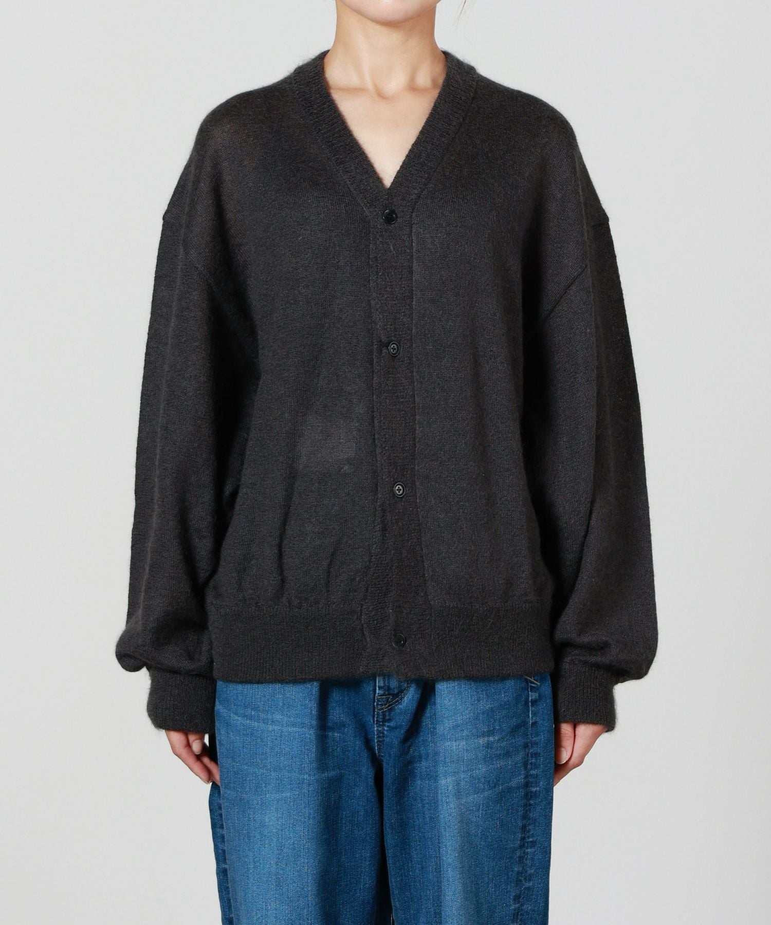 08sircus(08サーカス)】 Super Kid mohair knit cardigan｜PARIGOT