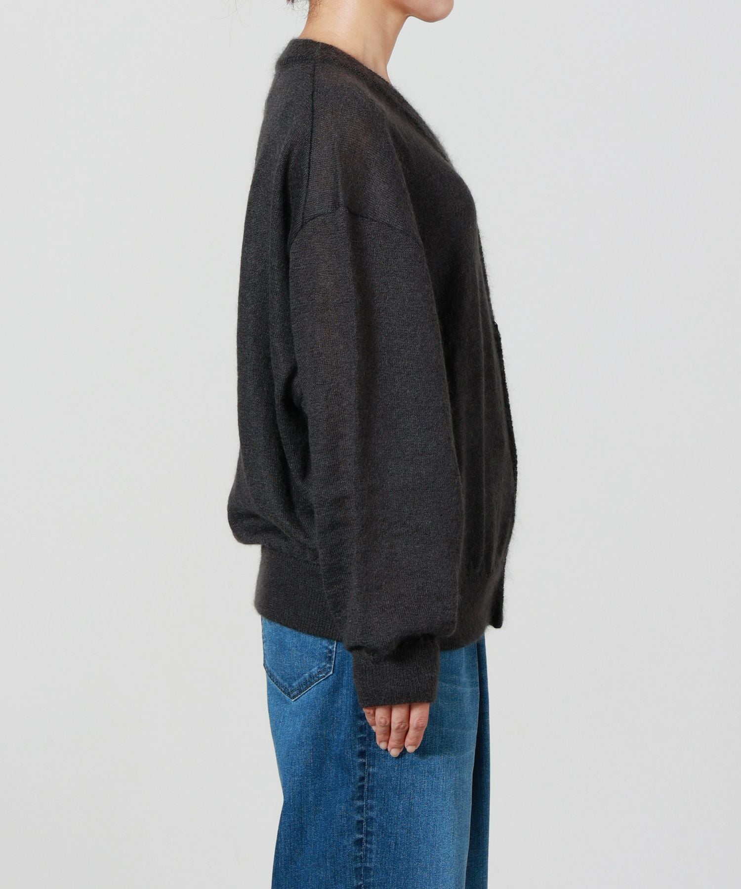 08sircus(08サーカス)】 Super Kid mohair knit cardigan｜PARIGOT