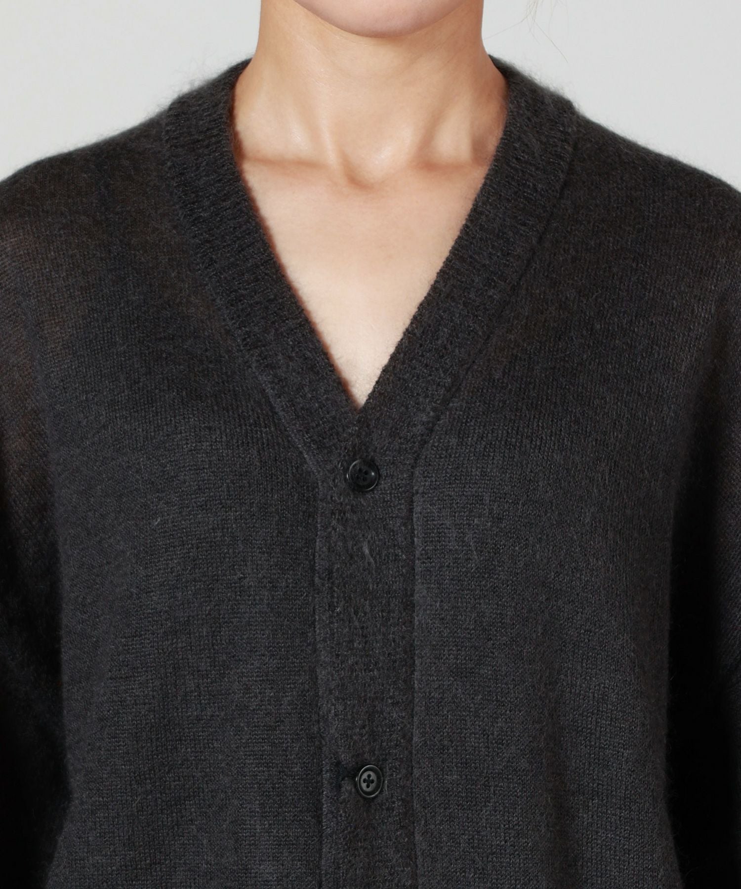 08sircus(08サーカス)】 Super Kid mohair knit cardigan｜PARIGOT