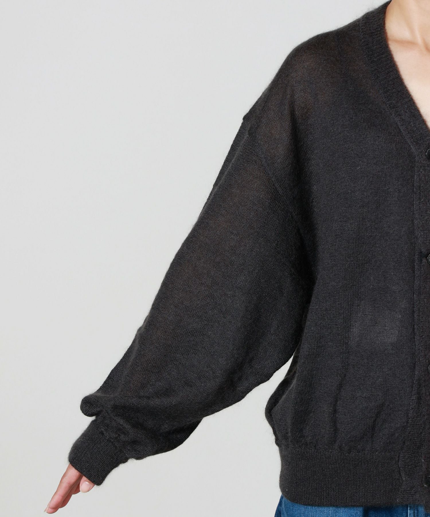 08sircus(08サーカス)】 Super Kid mohair knit cardigan｜PARIGOT
